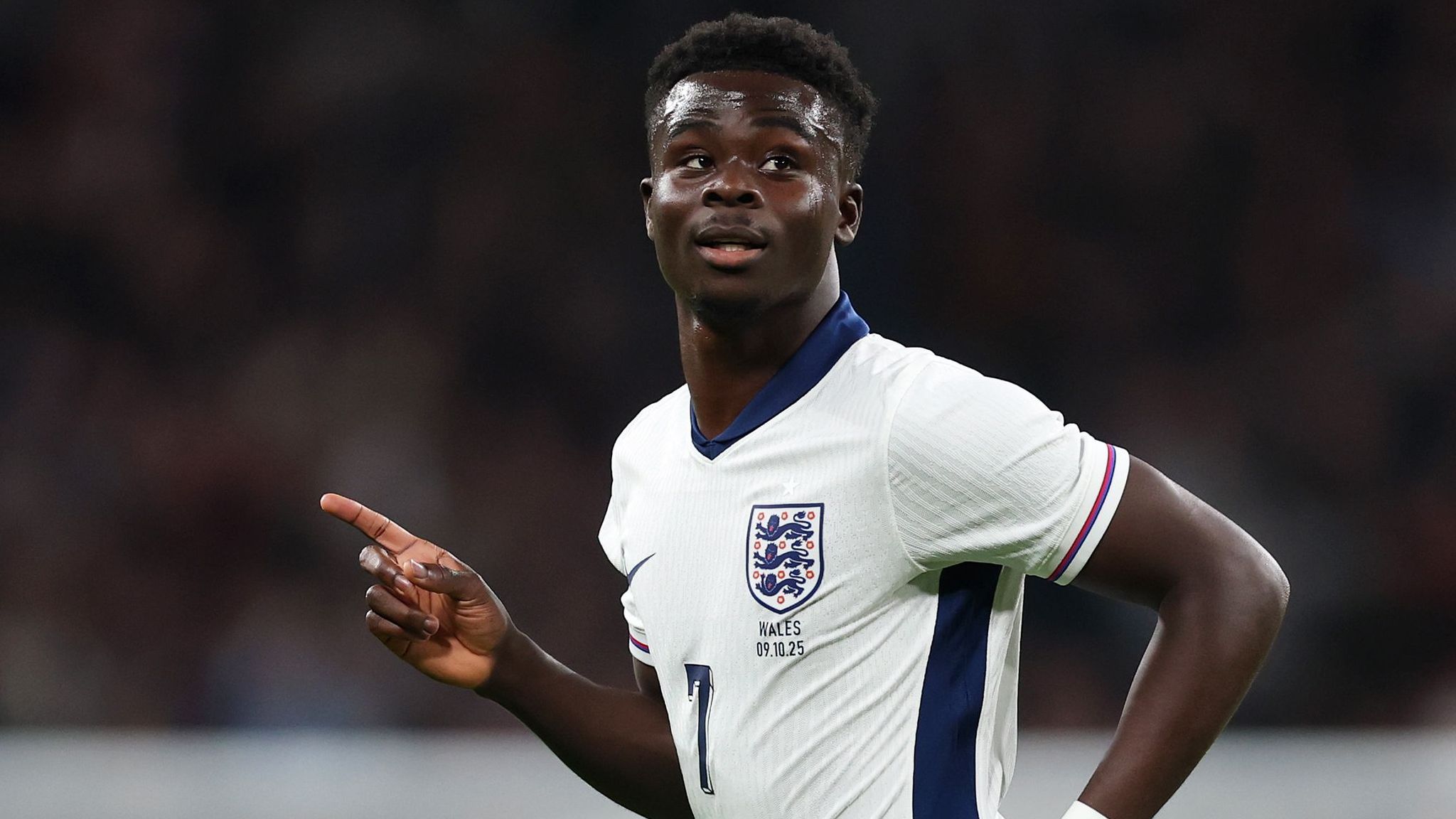 'Kind of killed me' - Bukayo Saka 'starting to feel good again' after continuing injury redemption with stunning England goal in Wales victory
