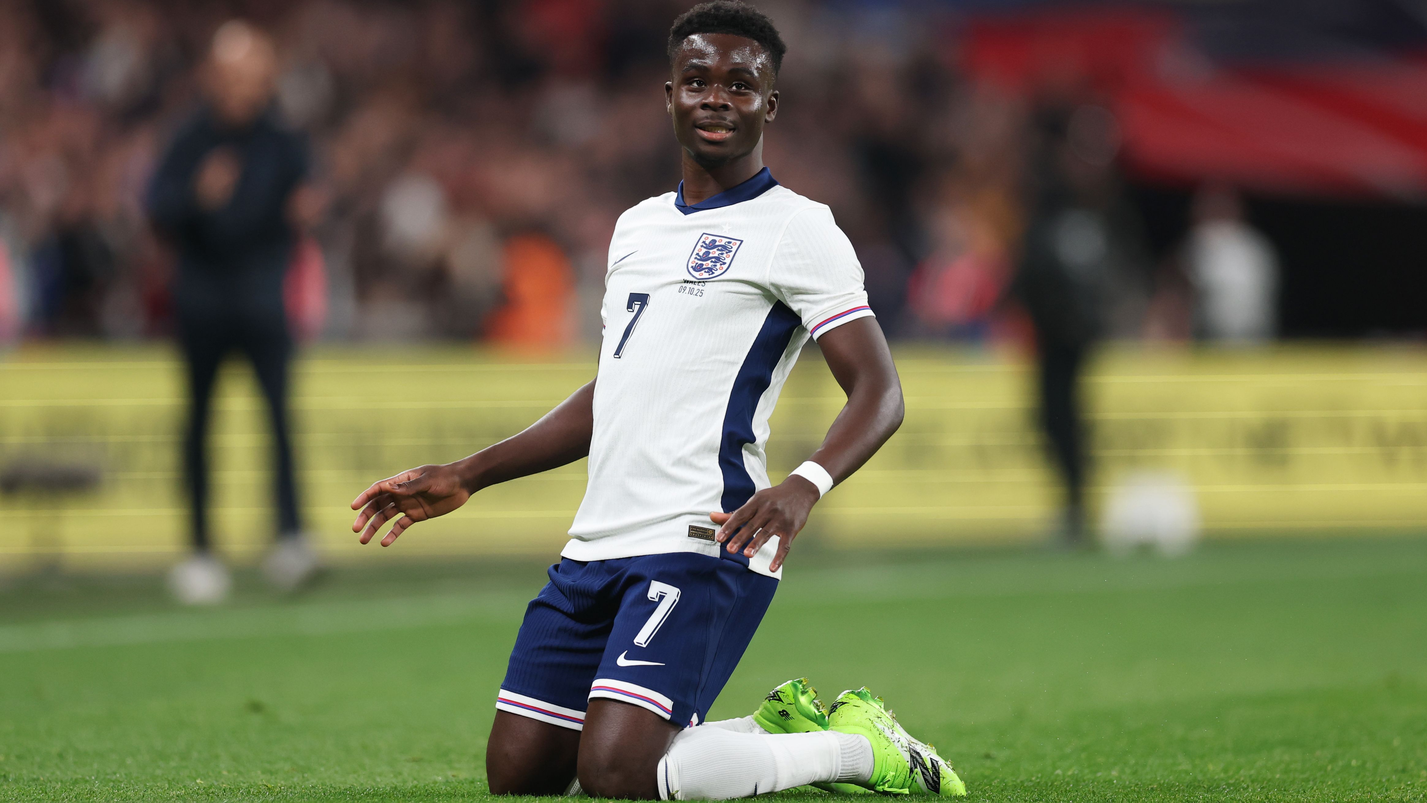'Kind of killed me' - Bukayo Saka 'starting to feel good again' after continuing injury redemption with stunning England goal in Wales victory