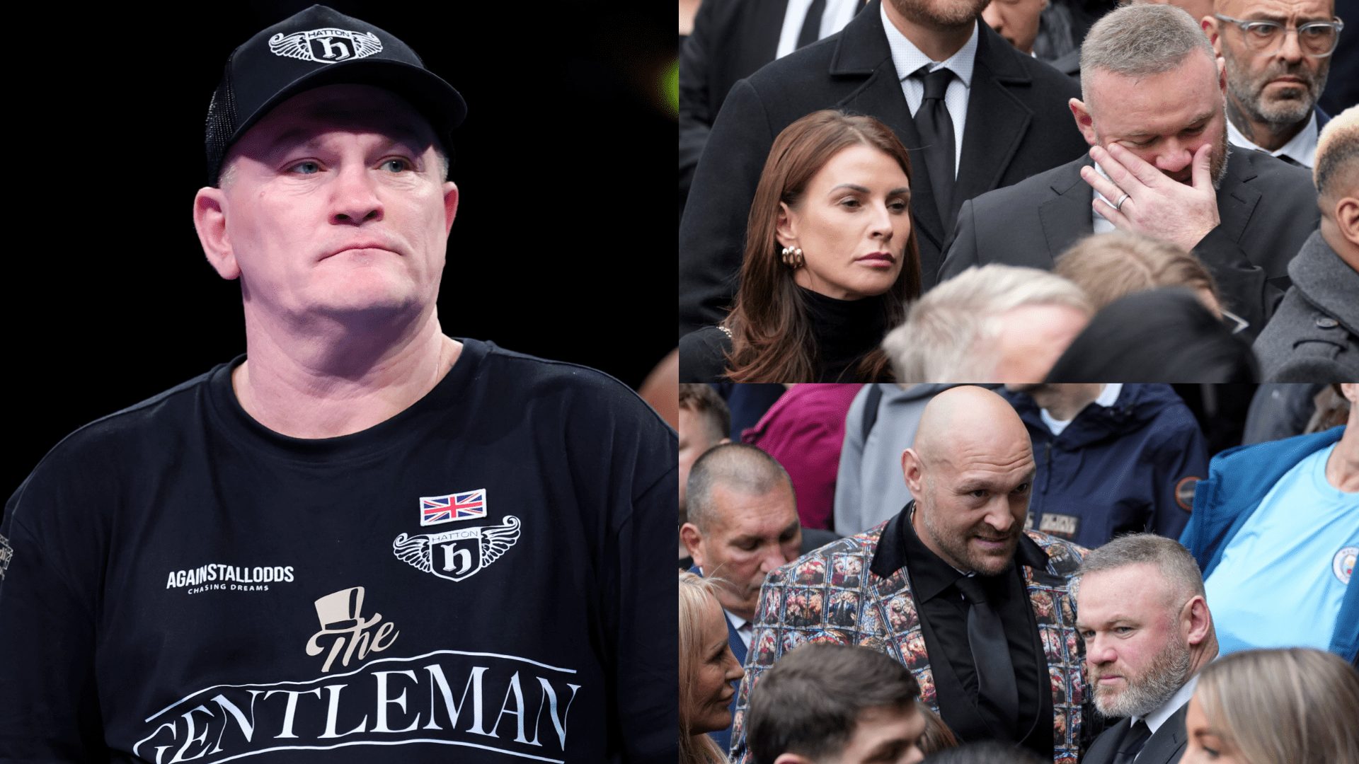 Wayne Rooney, Tyson Fury and Liam Gallagher among mourners at huge turnout for Ricky Hatton's funeral as Manchester pays tribute to boxing legend and huge Man City fan