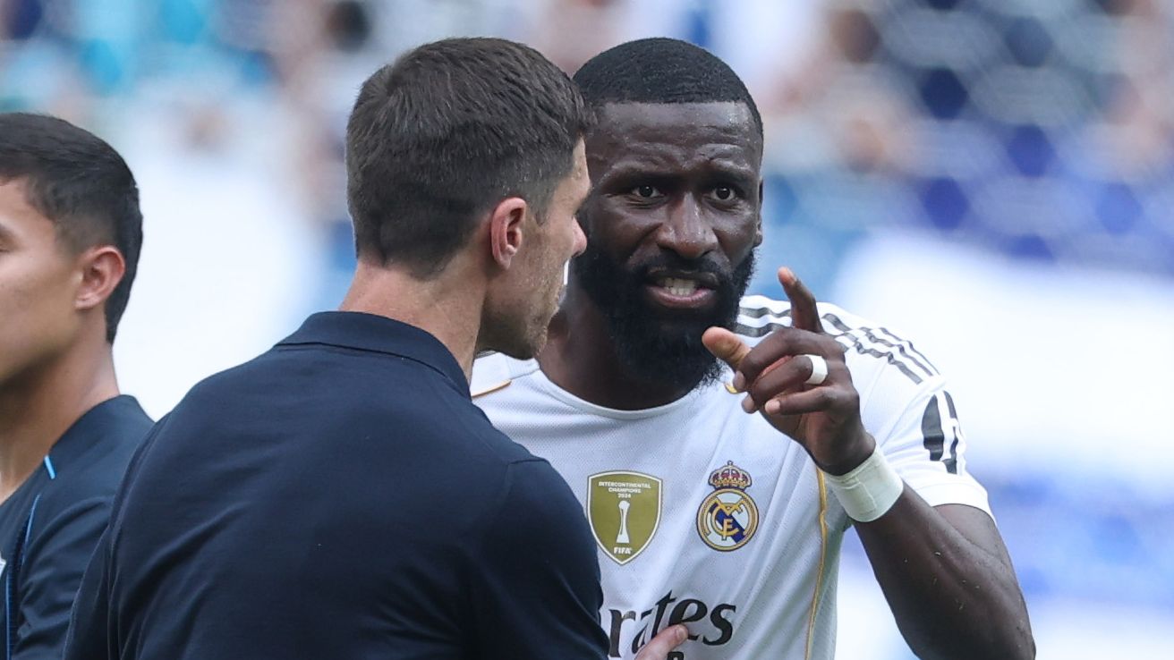 Antonio Rudiger on his way out at Real Madrid with Xabi Alonso unimpressed by ex-Chelsea defender