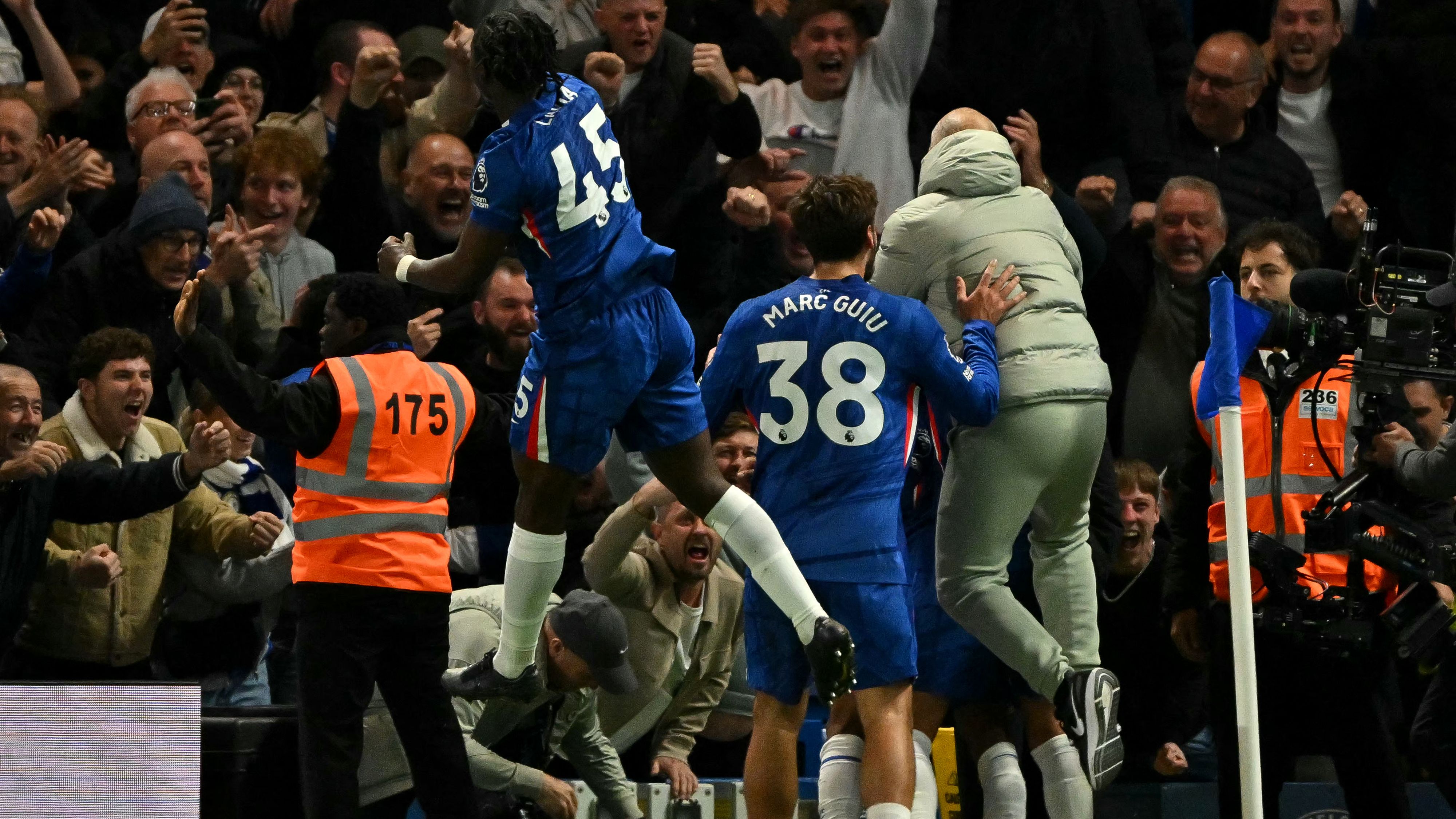 Chelsea boss Enzo Maresca learns punishment after red card for wild Jose Mourinho-esque touchline sprint celebration following Estevao's last-minute winner against Liverpool