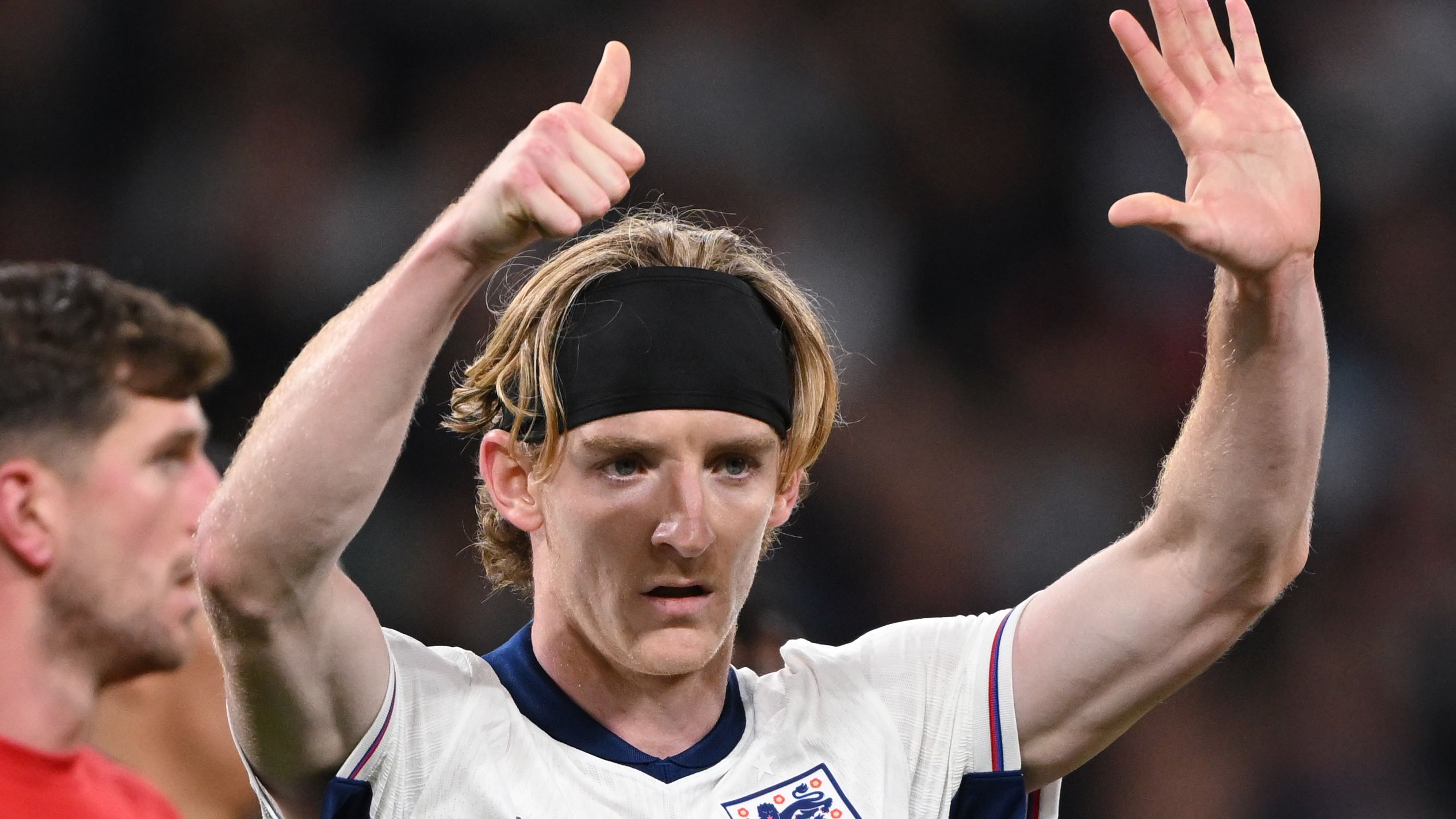 'Not a good sign!' - England's Dan Burn reveals hilarious dressing room question from Newcastle team-mate Anthony Gordon after Three Lions sealed World Cup qualification