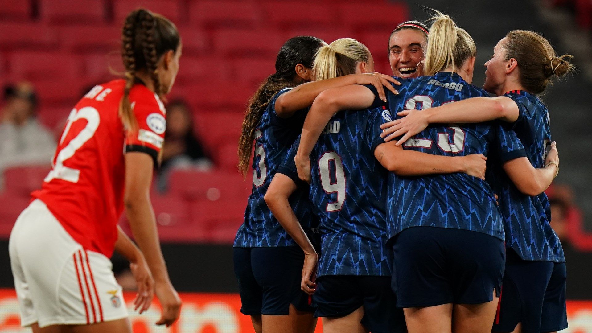 Arsenal women's player ratings vs Benfica: Beth Mead and Alessia Russo secure vital Champions League win for struggling Gunners but USWNT star Emily Fox suffers injury scare