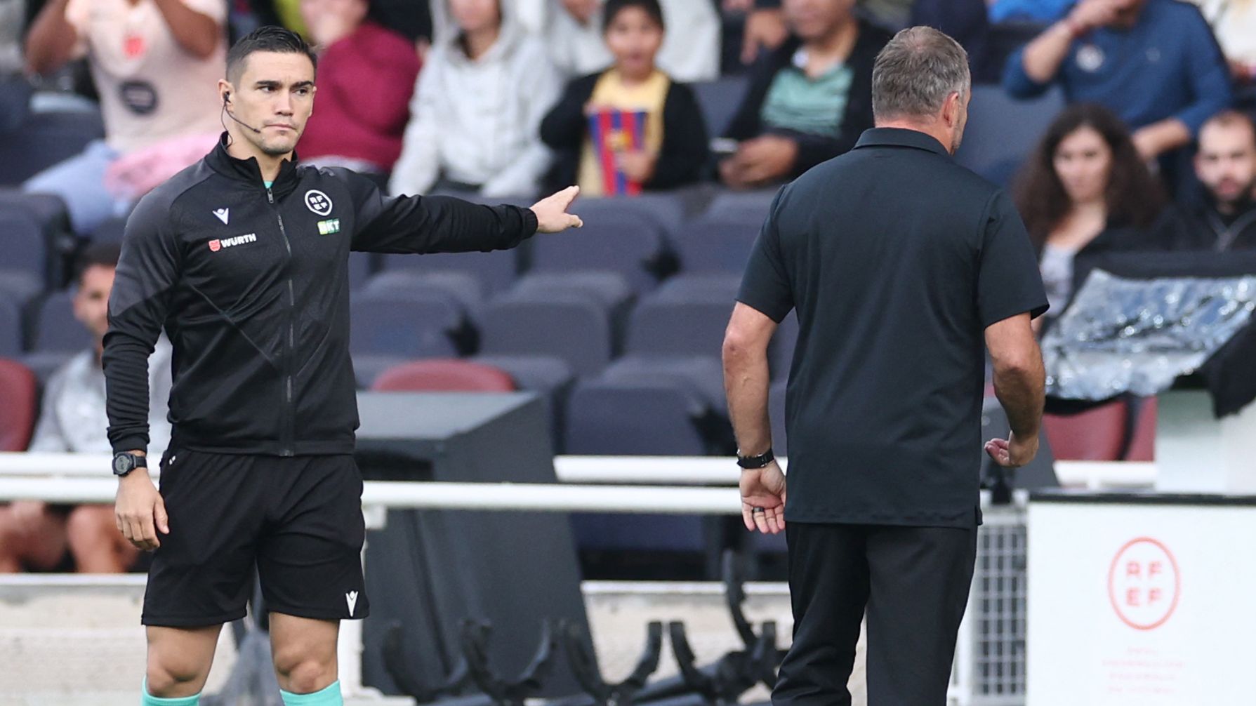 Hansi Flick explains his controversial celebration after being sent off against Girona as Barcelona boss set to miss El Clasico