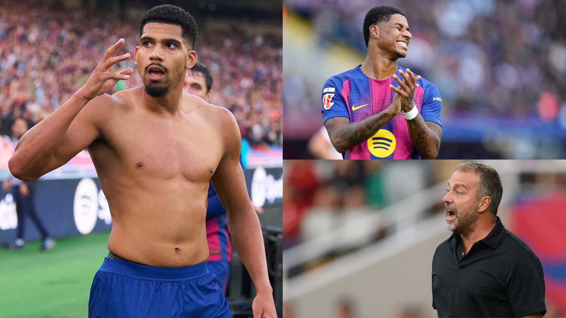 Barcelona player ratings vs Girona: Ronald Araujo at the death! Uruguayan spares Marcus Rashford's blushes as fuming Hansi Flick loses his head