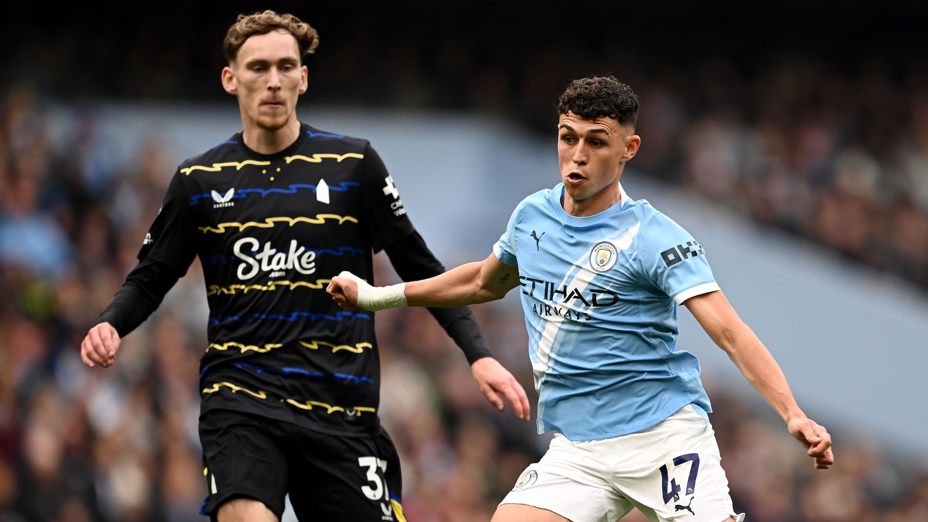 Man City player ratings vs Everton: Erling Haaland's a goalscoring BEAST! Norwegian hitman continues unstoppable form as Nico O'Reilly impresses again