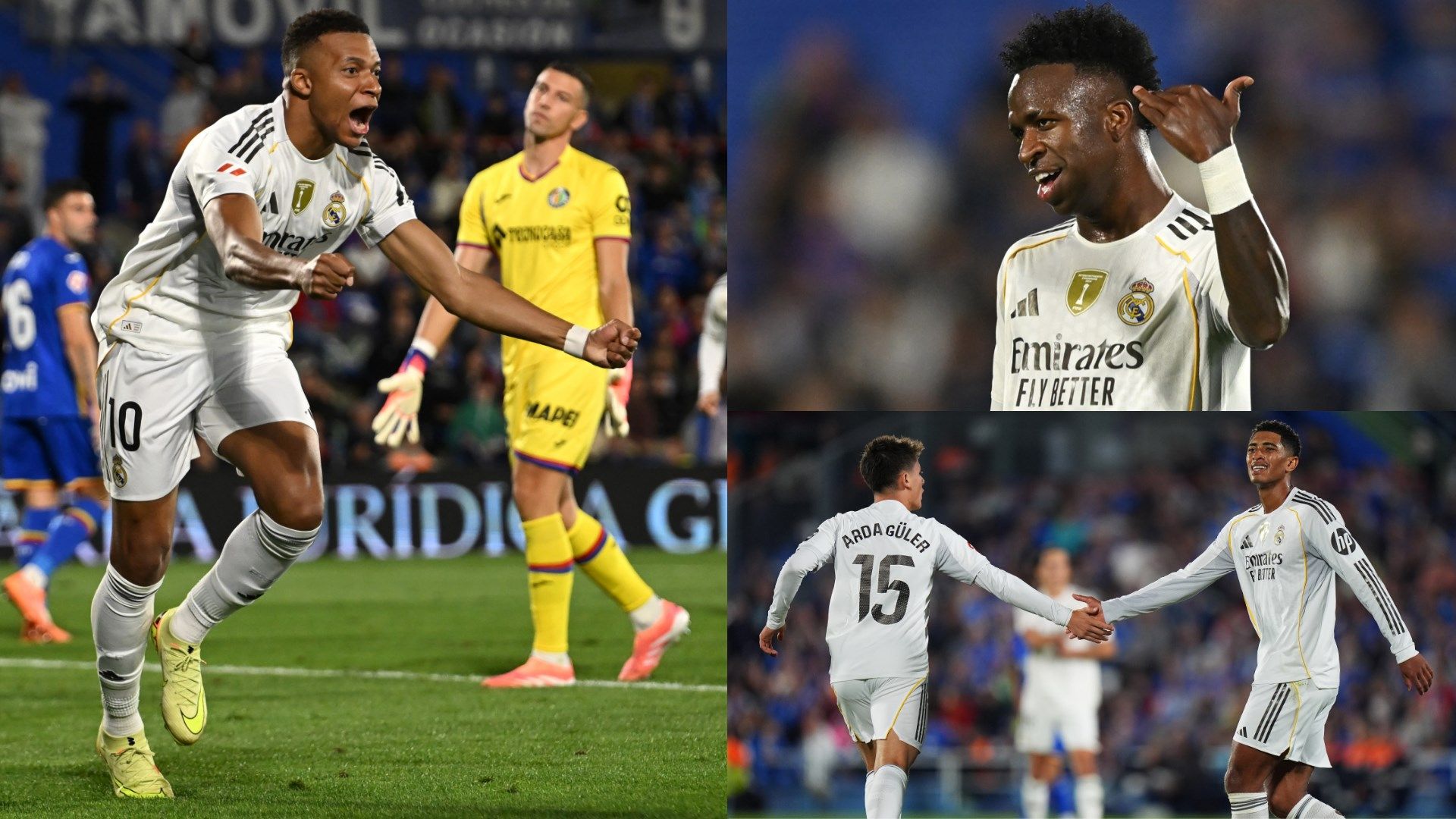 Real Madrid player ratings vs Getafe: Insatiable Kylian Mbappe fires Los Blancos to unconvincing victory as mischievous super-sub Vinicius Junior sparks opposition implosion