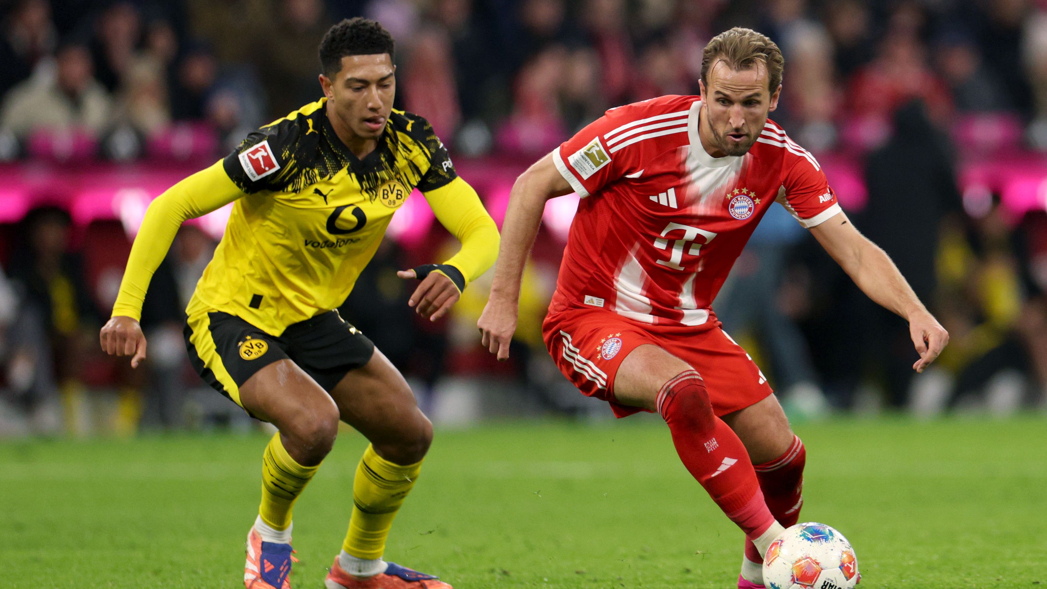 'A tough situation for him' - Jobe Bellingham defended by Harry Kane for costly blunder against Bayern Munich as England captain offers advice to struggling Borussia Dortmund youngster