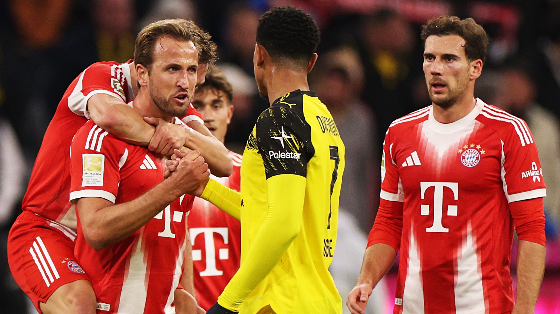 'A tough situation for him' - Jobe Bellingham defended by Harry Kane for costly blunder against Bayern Munich as England captain offers advice to struggling Borussia Dortmund youngster