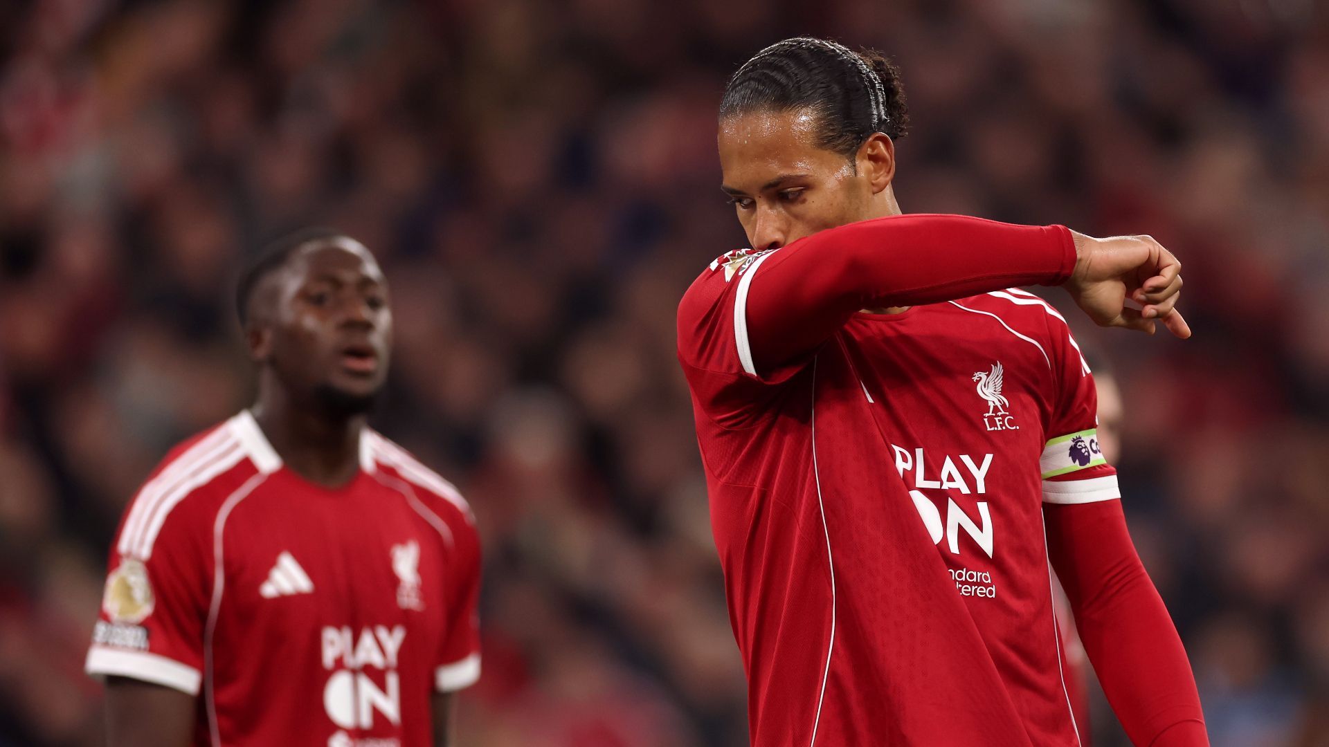 'Can't carry the shirt!' - Milos Kerkez accused of failing to cope with the pressure at Liverpool and even bringing down 'rattled' Virgil van Dijk