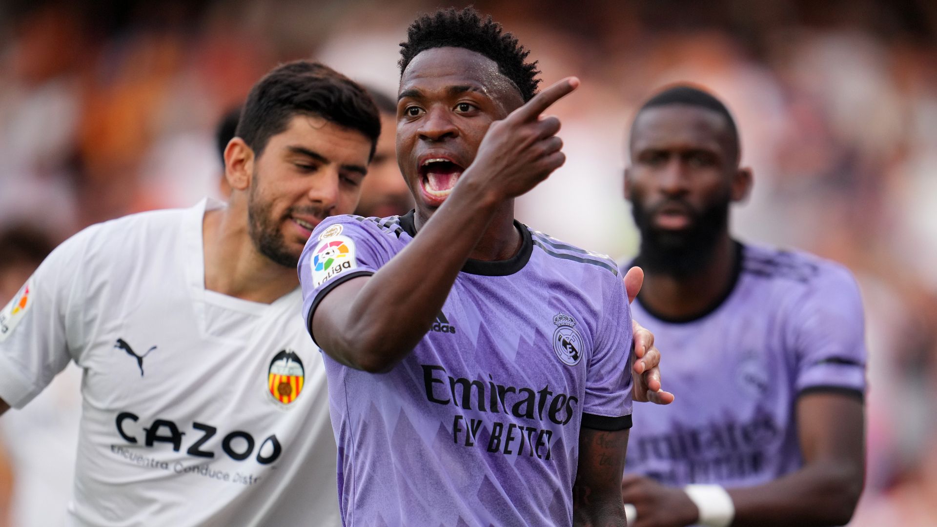 'They're trying to unhinge Vinicius Jr' - Thibaut Courtois says Real Madrid team-mate is copying Eden Hazard and Diego Costa to deal with opponents trying to 'take him out of the game'