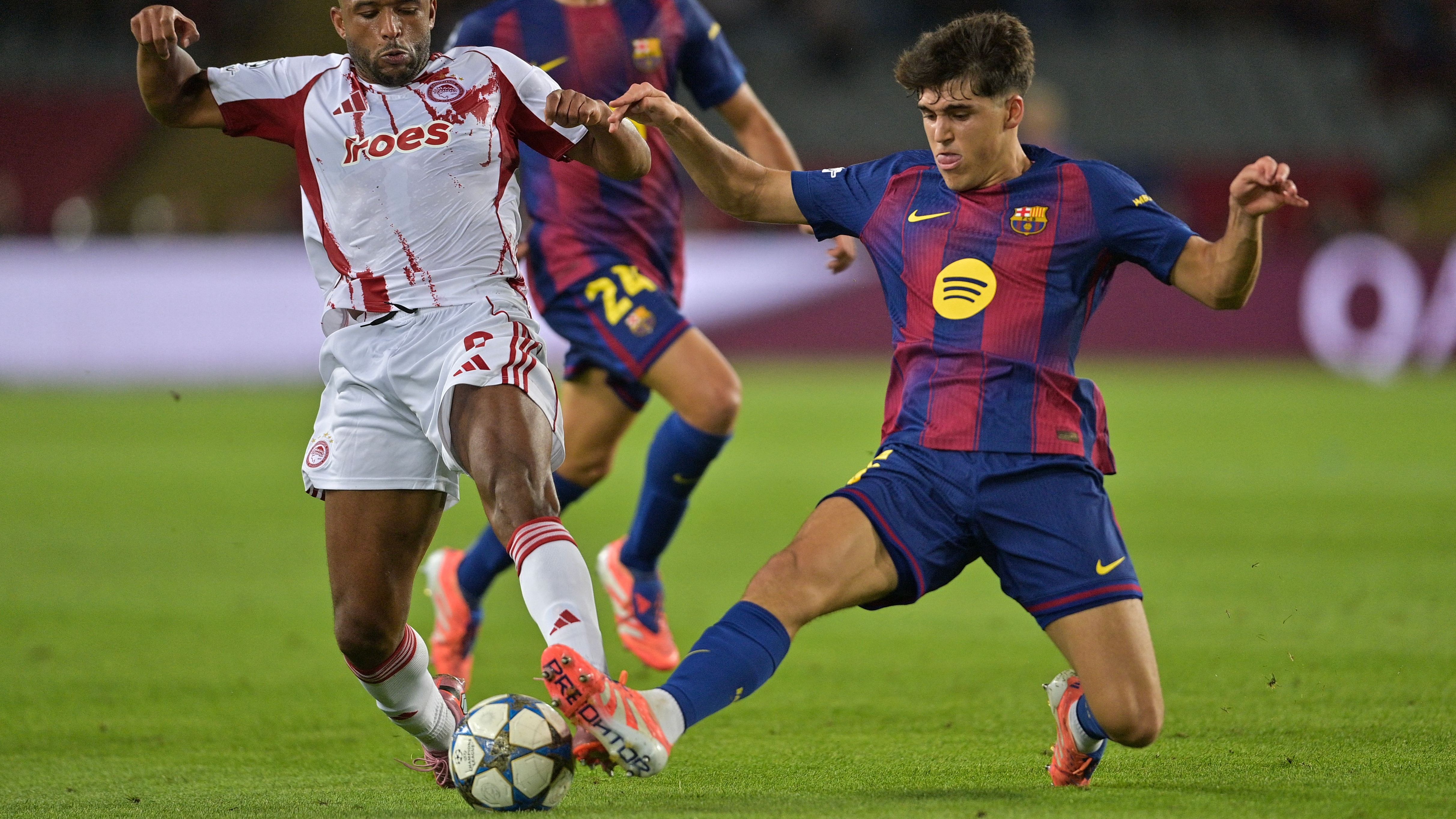 Barcelona player ratings vs Olympiacos: Hat-trick hero Fermin Lopez leads Blaugrana in ideal Clasico warm-up as Marcus Rashford puts on a finishing clinic in Champions League cruise