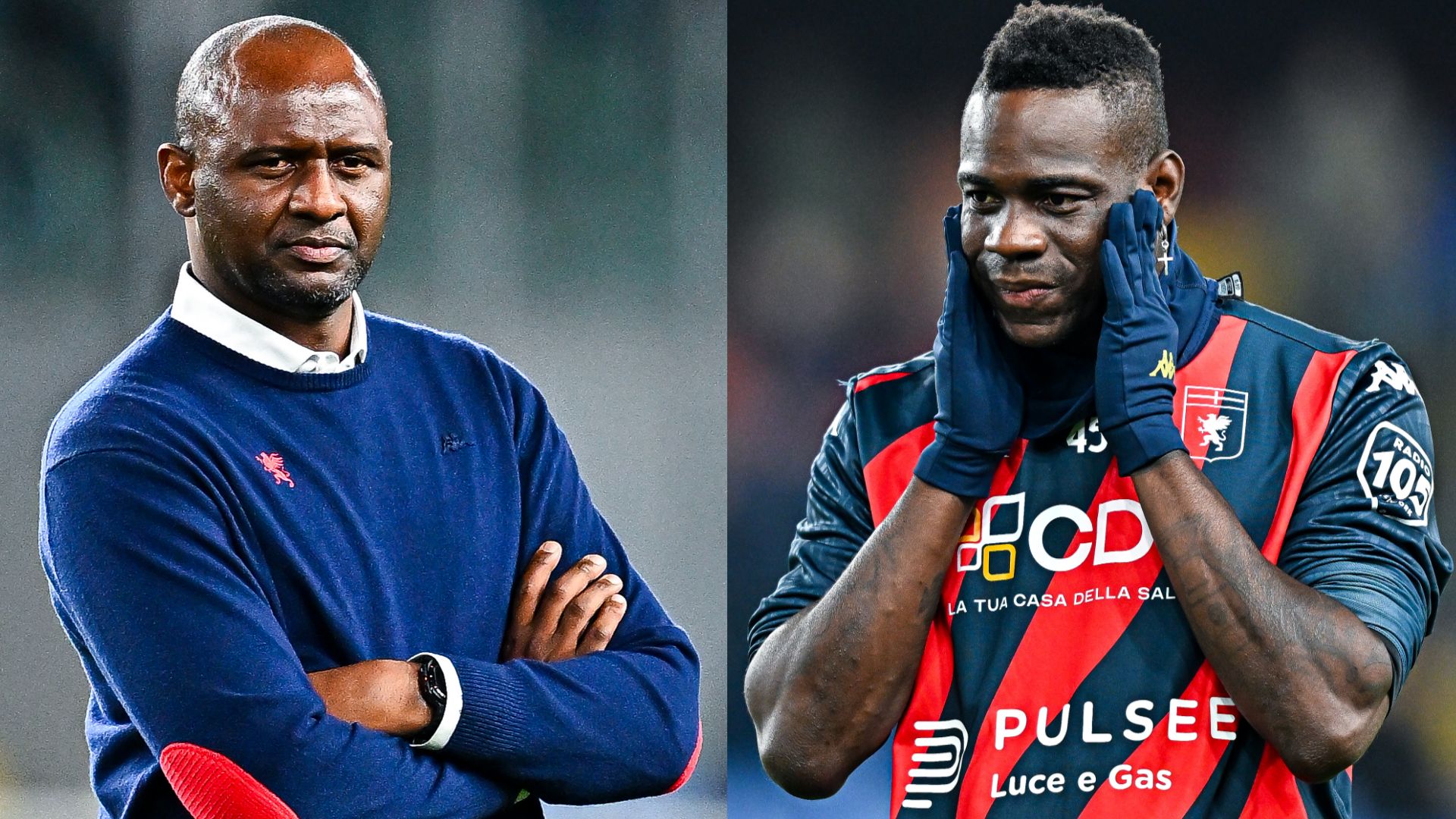 'Karma' - Mario Balotelli appears to take X-rated swipe at 'selfish' Patrick Vieira after Arsenal legend is sacked by Genoa
