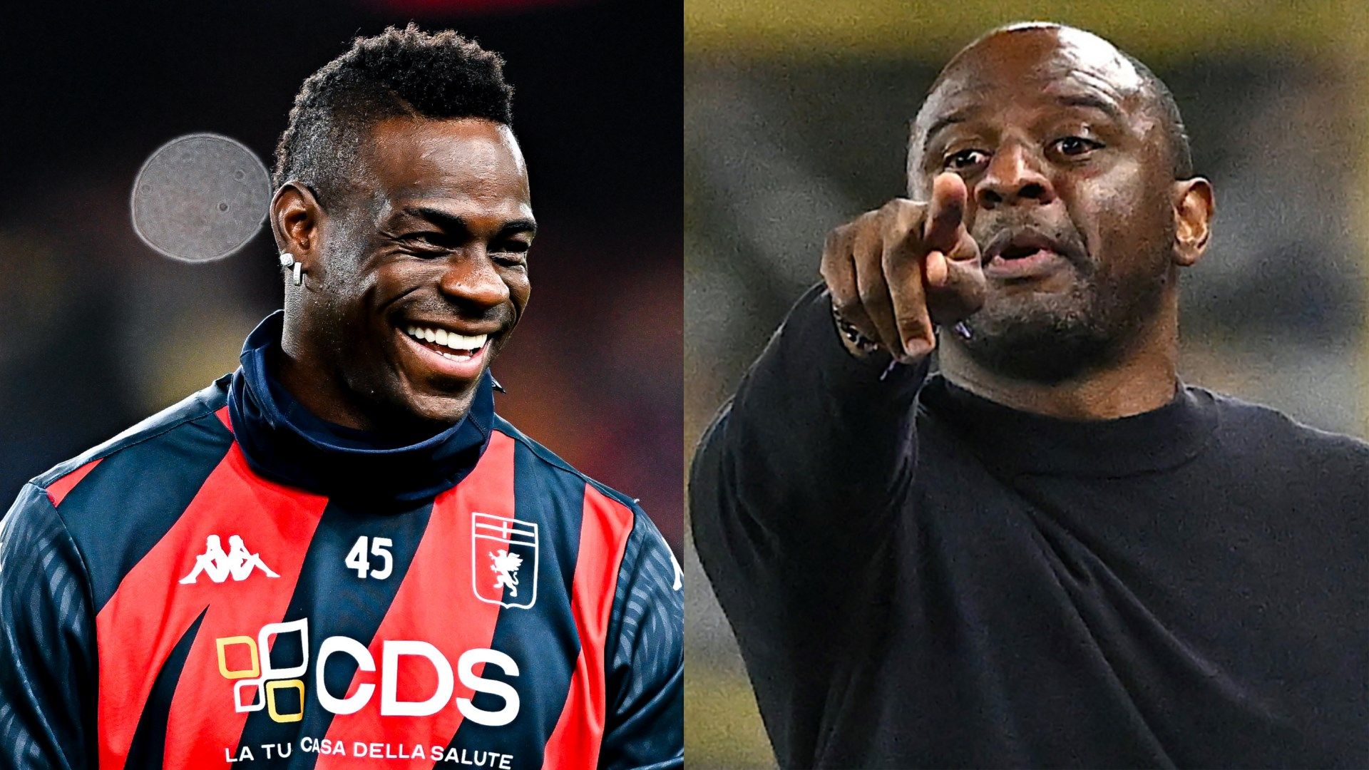'Karma' - Mario Balotelli appears to take X-rated swipe at 'selfish' Patrick Vieira after Arsenal legend is sacked by Genoa
