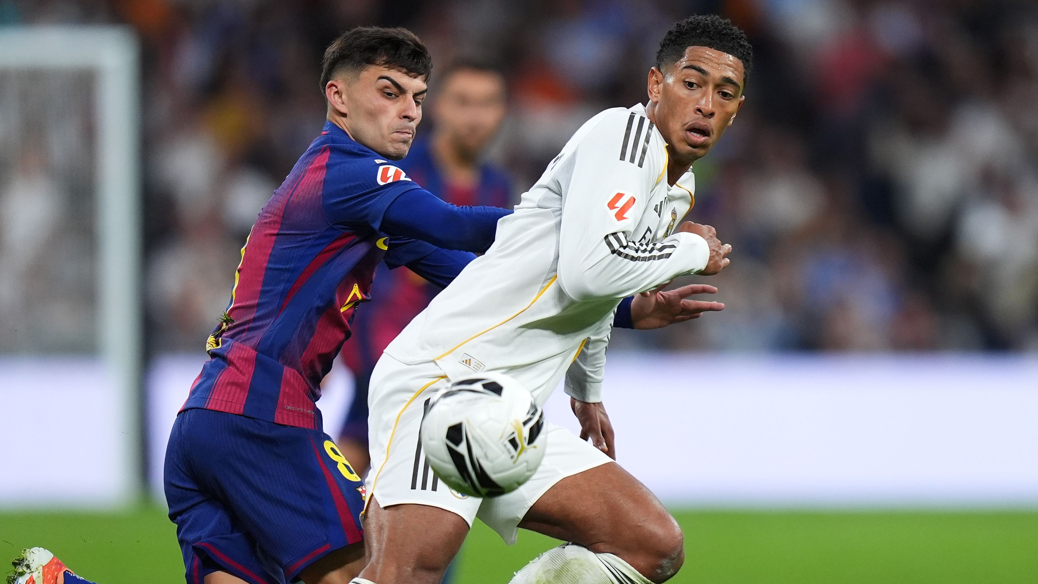 Jude Bellingham allegedly aimed brutal dig at Barcelona after clash with Pedri during Real Madrid's Clasico win