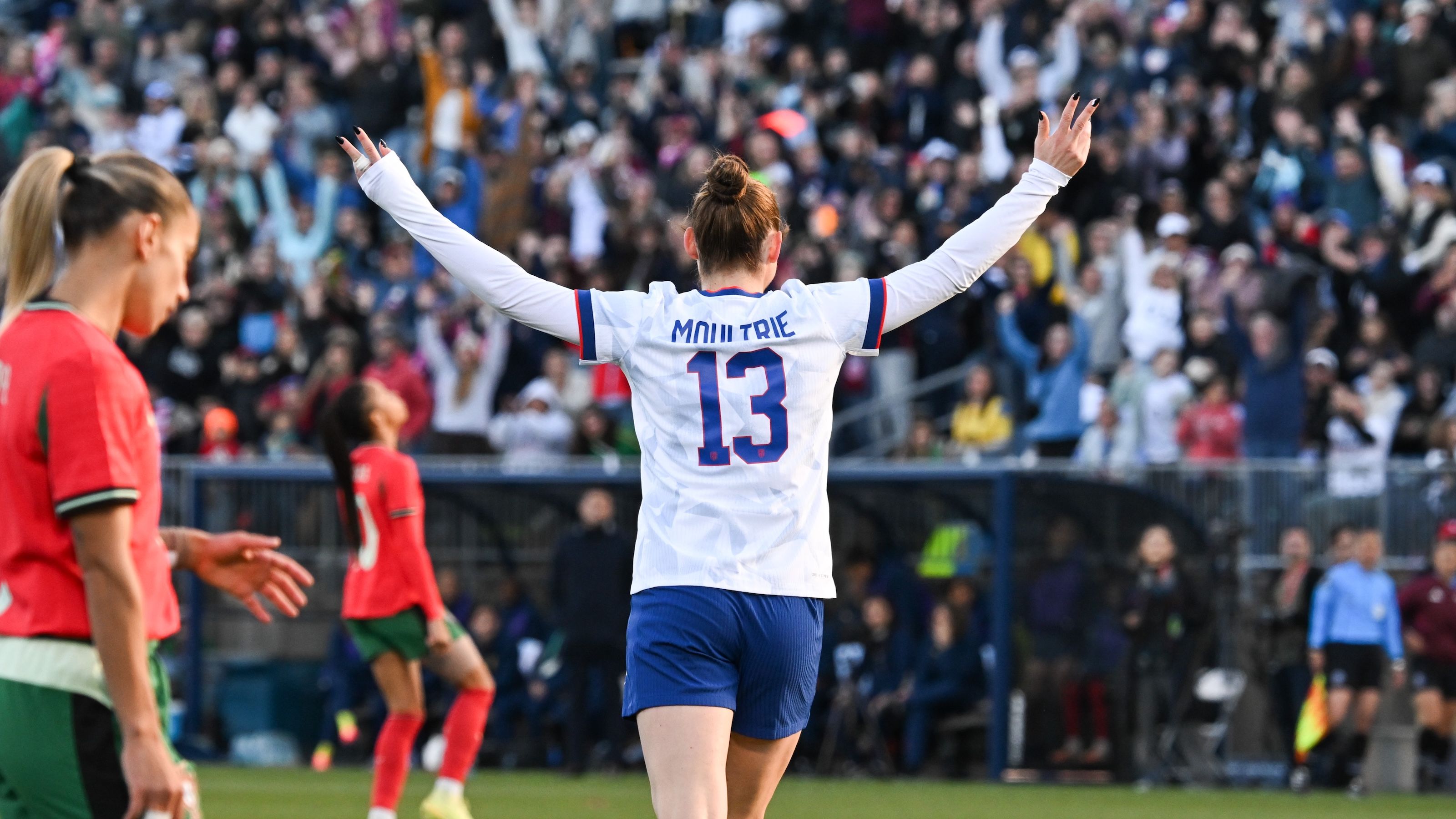 USWNT player ratings vs Portugal: Rapid response from manager Emma Hayes' youthful side, as Olivia Moultrie's quick-fire 10-minute double avenges earlier upset