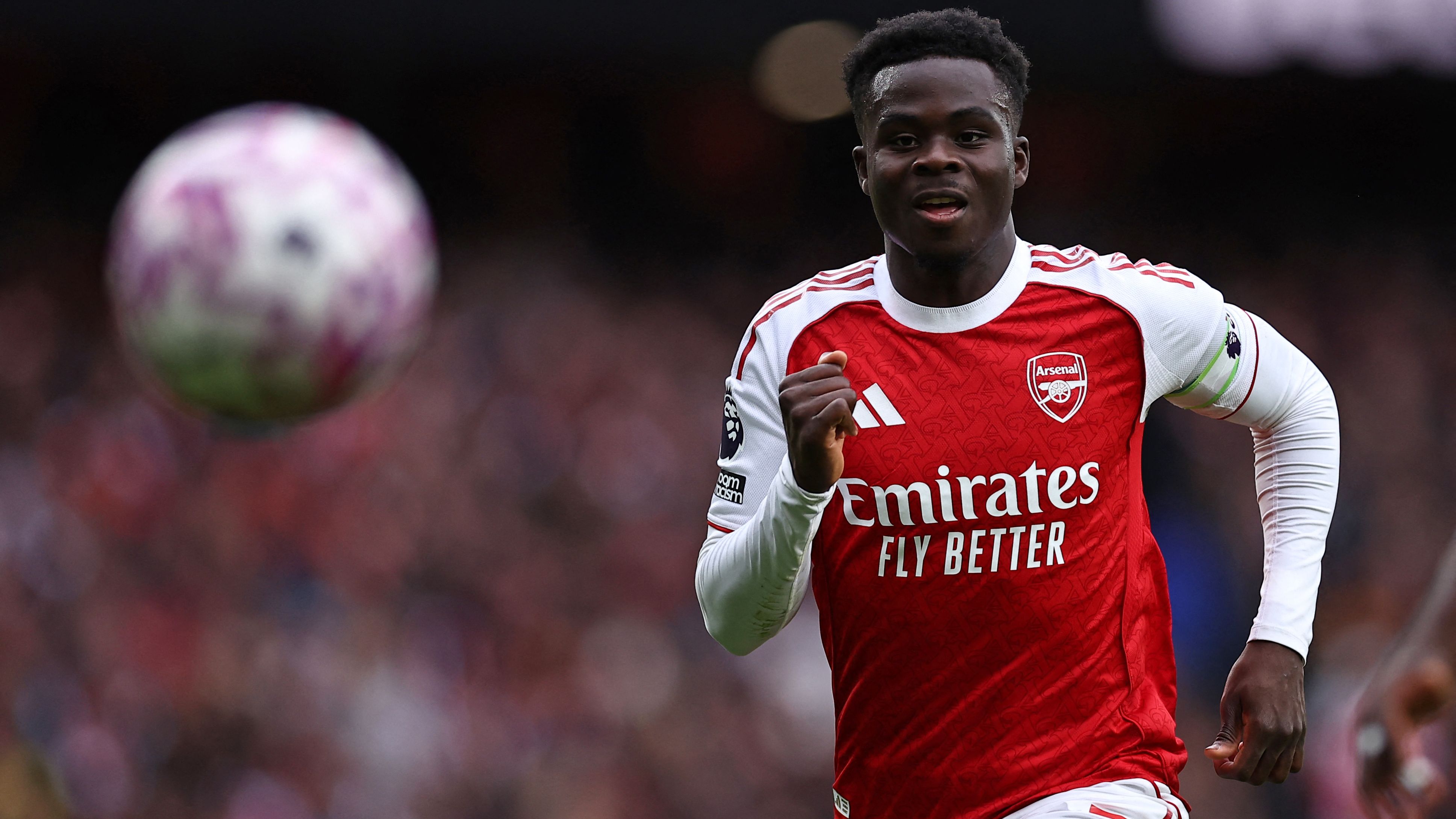 Mikel Arteta reveals Bukayo Saka illness after Arsenal star hooked early in Crystal Palace win as Premier League leaders also dealt triple injury blow