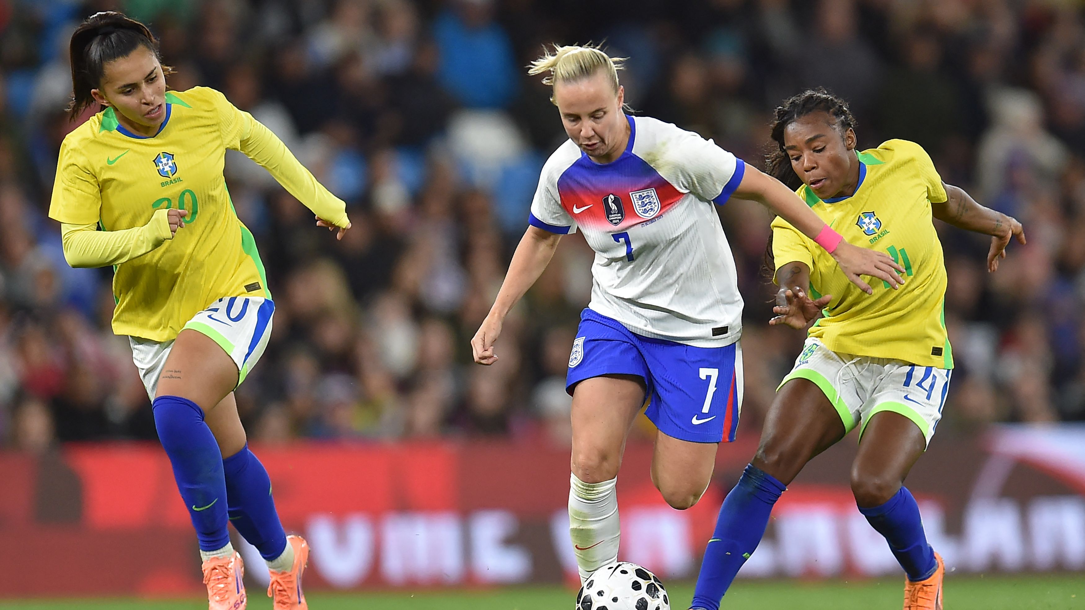 England women's player ratings vs Brazil: Party pooped! Chloe Kelly can't find magic touch as Lionesses defeated in first game since Euro 2025 triumph
