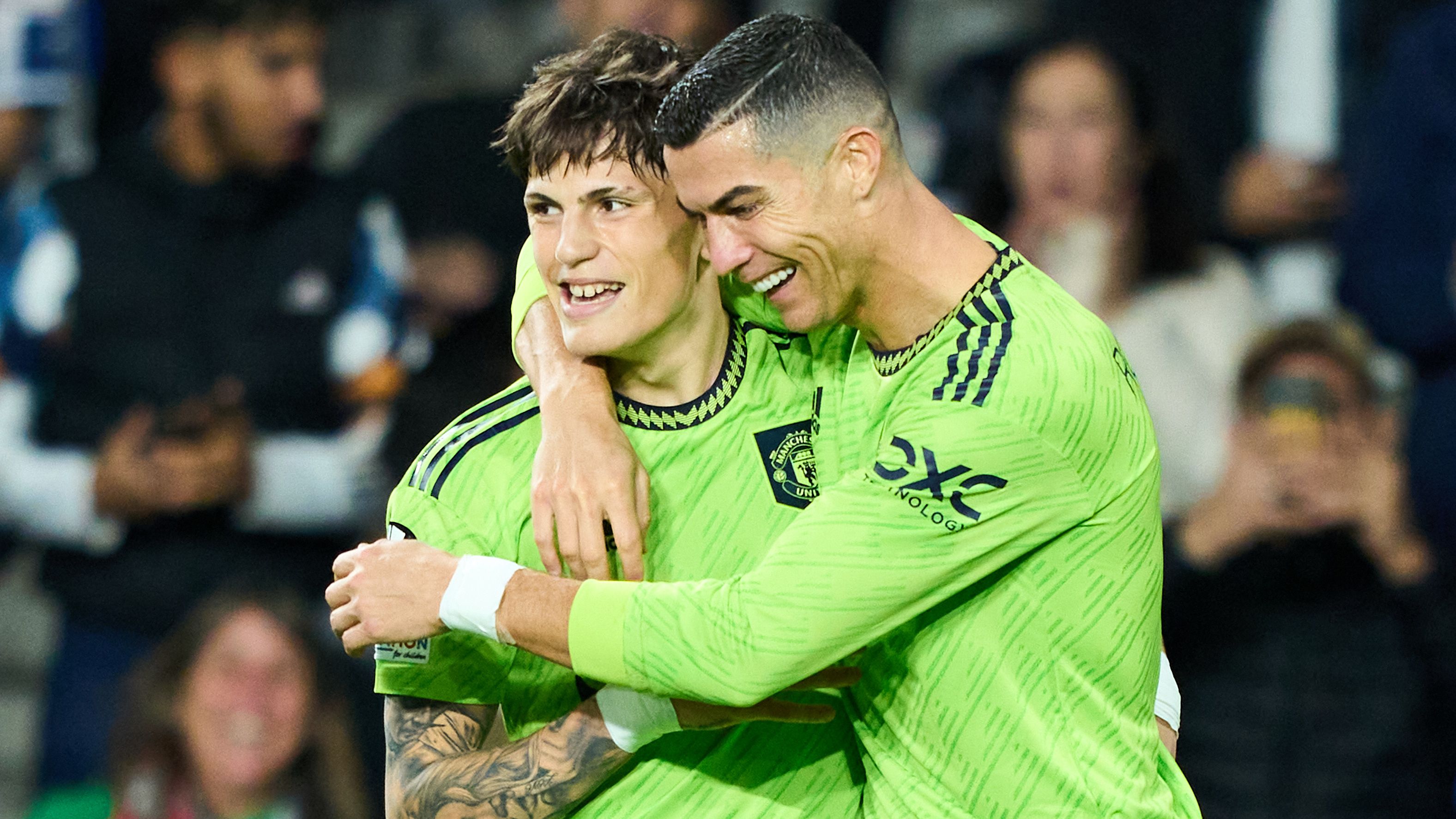 Alejando Garnacho scores first Chelsea goal and pulls out trademark Man Utd celebration