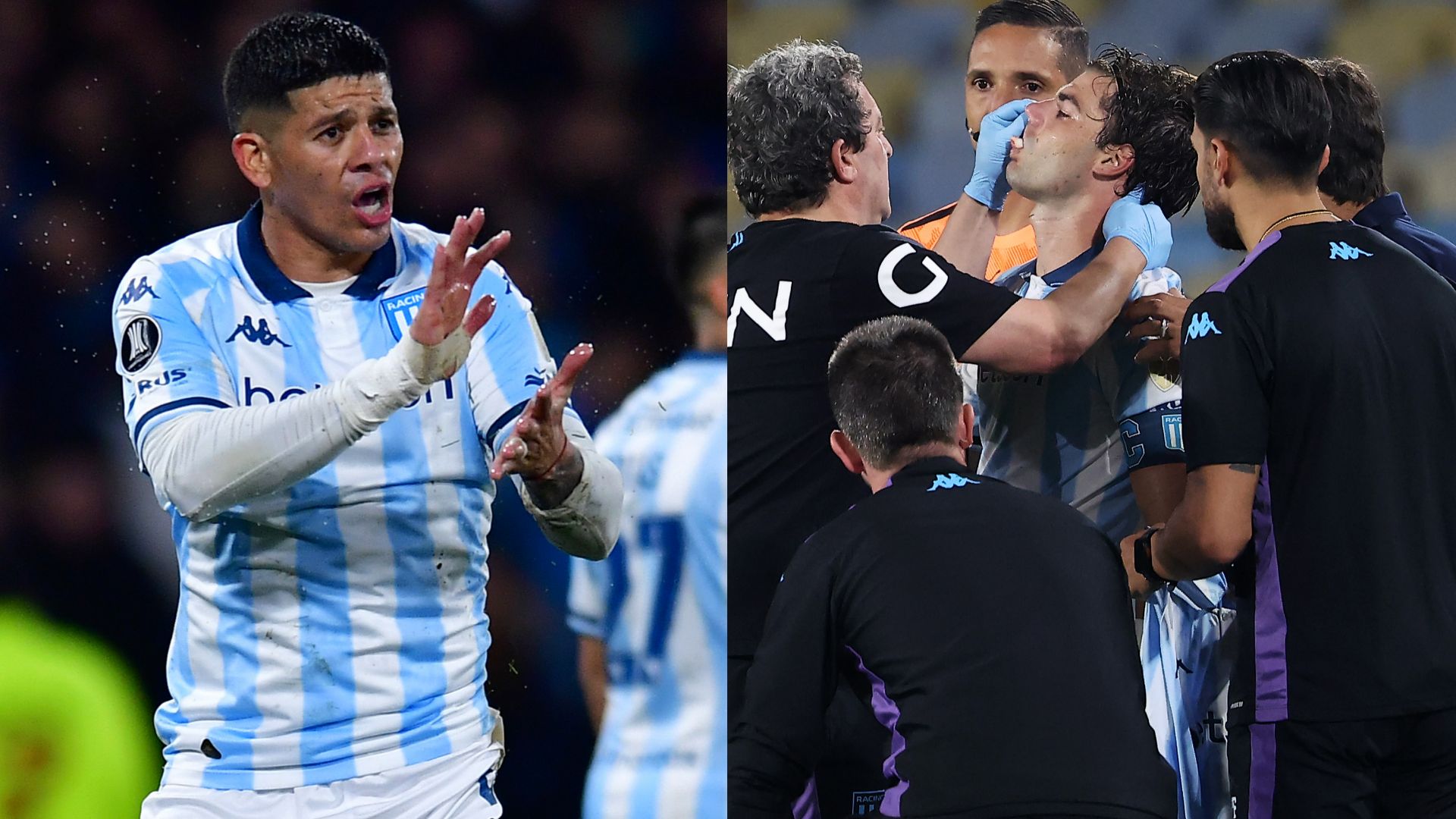 Worst game ever?! Ex-Man Utd star shatters team-mate's skull and at fault for late goal in nightmare Copa Libertadores match