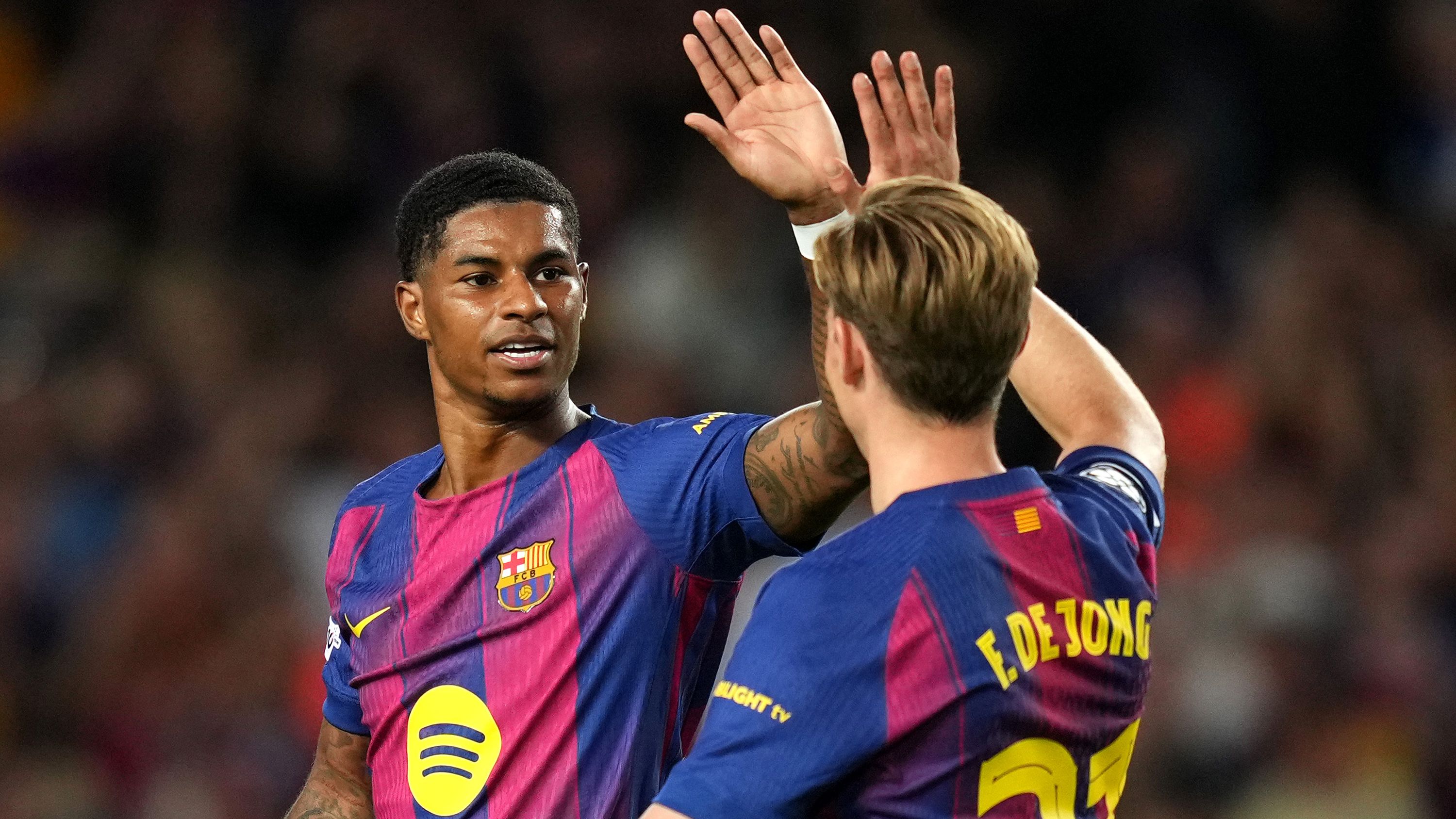 Marcus Rashford forming 'very close' bond with Barcelona youngster Roony Bardghji