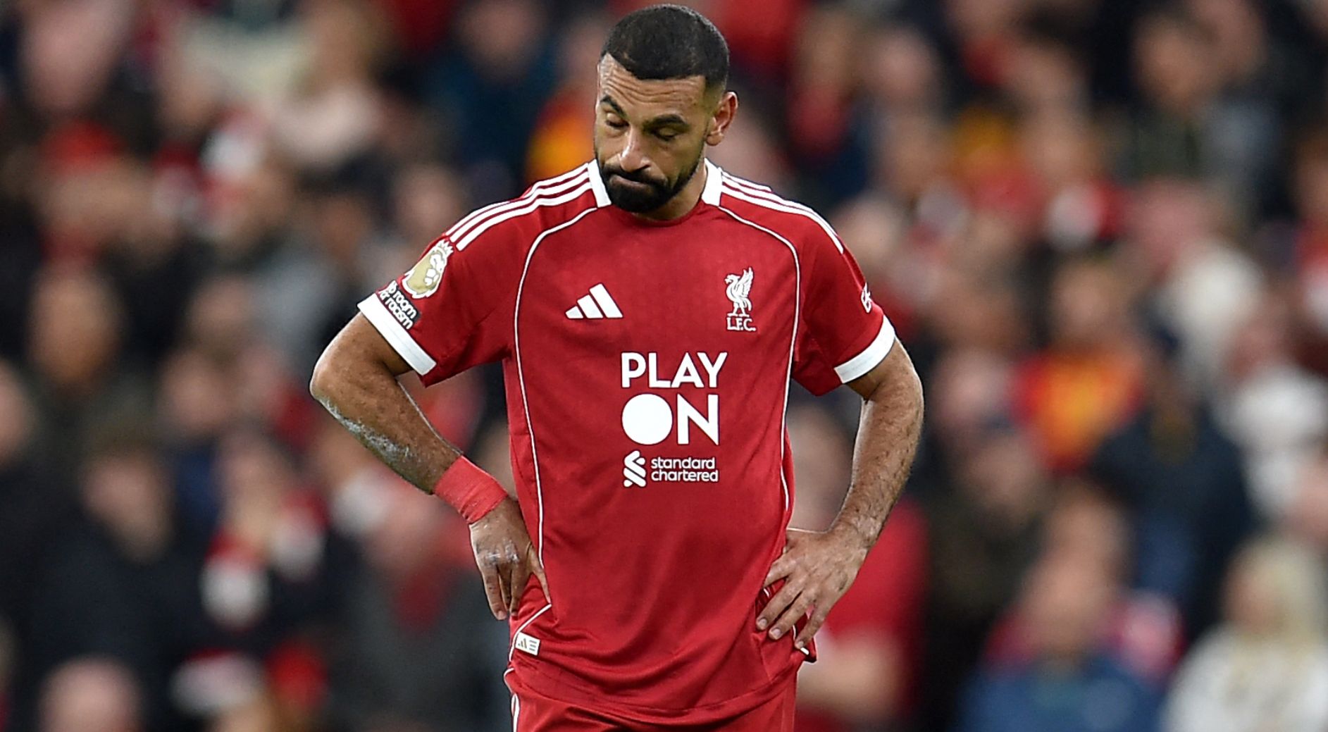 Mohamed Salah is a shadow of himself - and Arne Slot must keep ineffective Liverpool legend on the bench to build on encouraging Eintracht Frankfurt thrashing