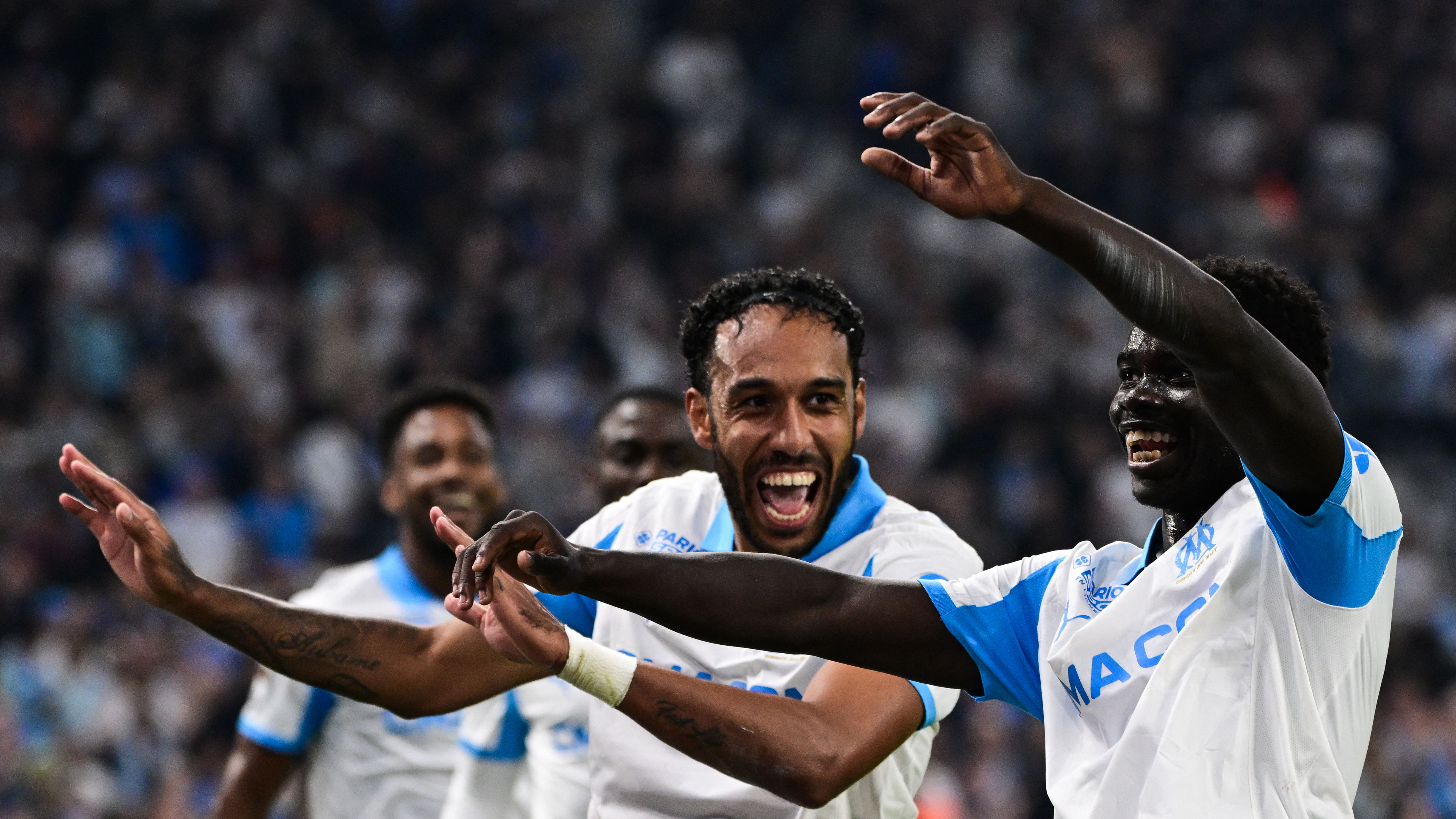 'Scandalous!' - Pierre-Emerick Aubameyang joins Roberto De Zerbi in blasting referee after 10-man Marseille's feisty Champions League defeat to Sporting CP