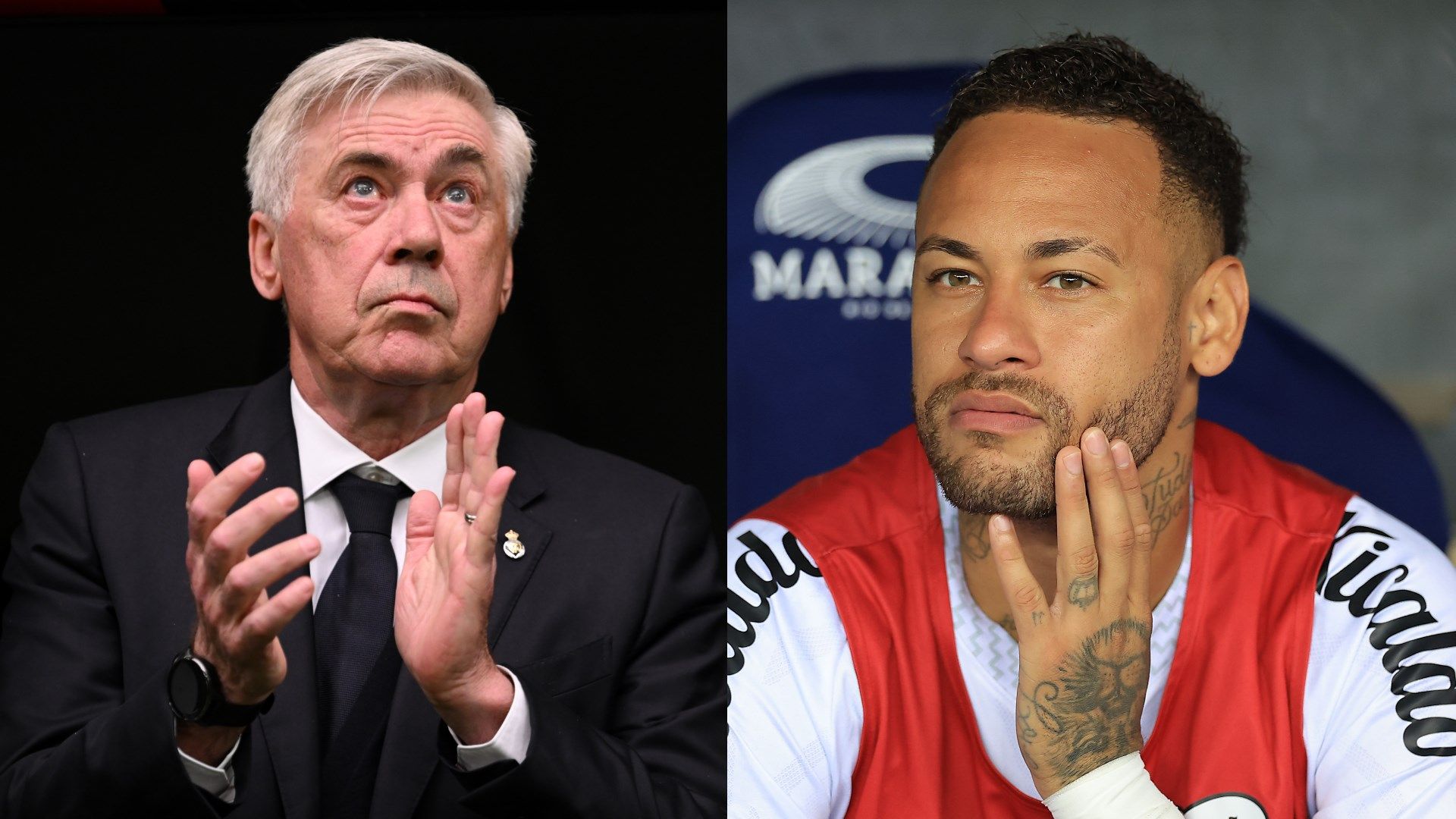 No room for Neymar at the World Cup? Carlo Ancelotti says Brazil squad 'close' to being decided with Santos star left out again