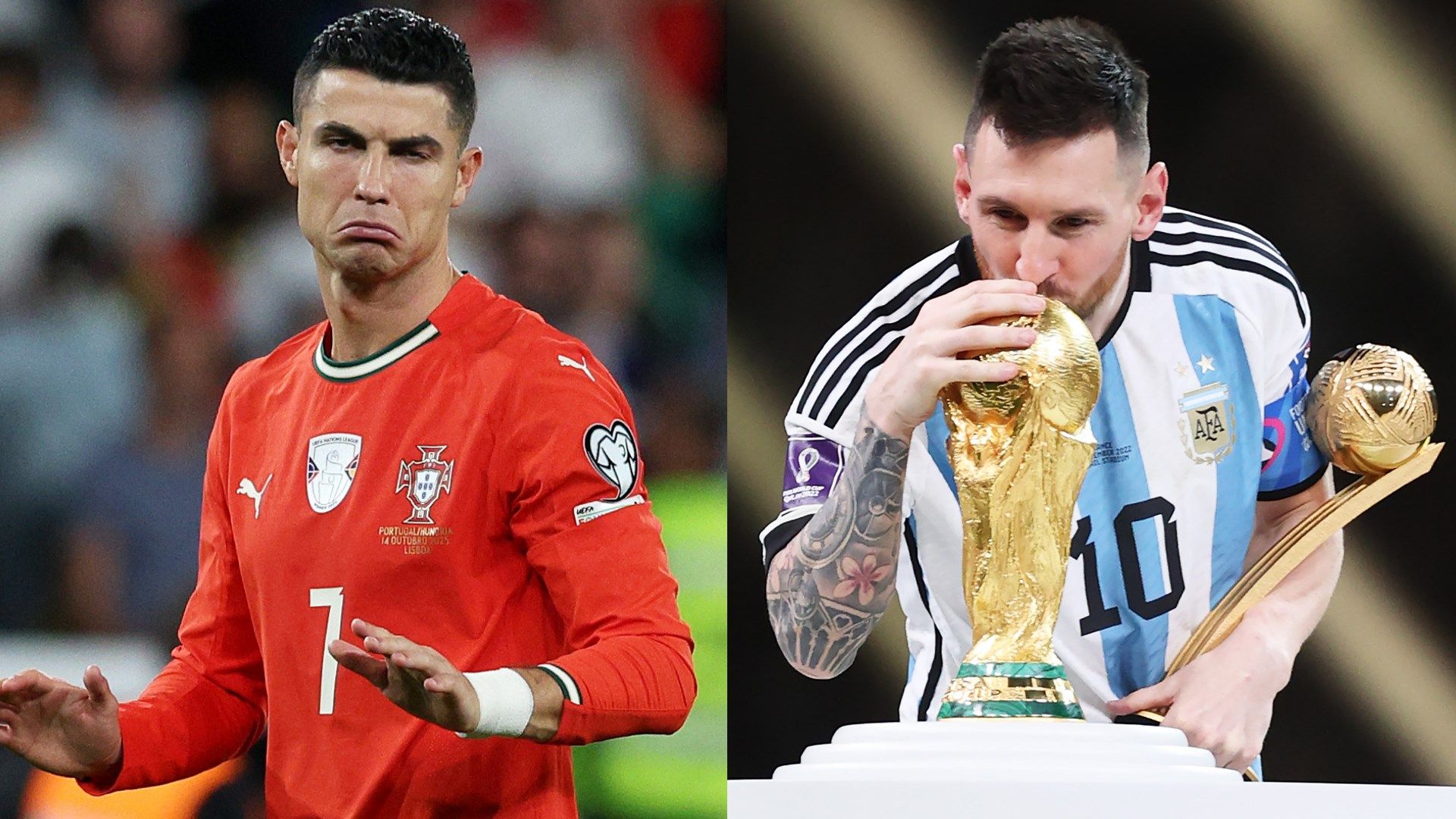 'You think it's fair?!' - Cristiano Ronaldo insists matching Lionel Messi's World Cup success won't 'define' his legacy as he performs U-turn on Portugal 'dream'