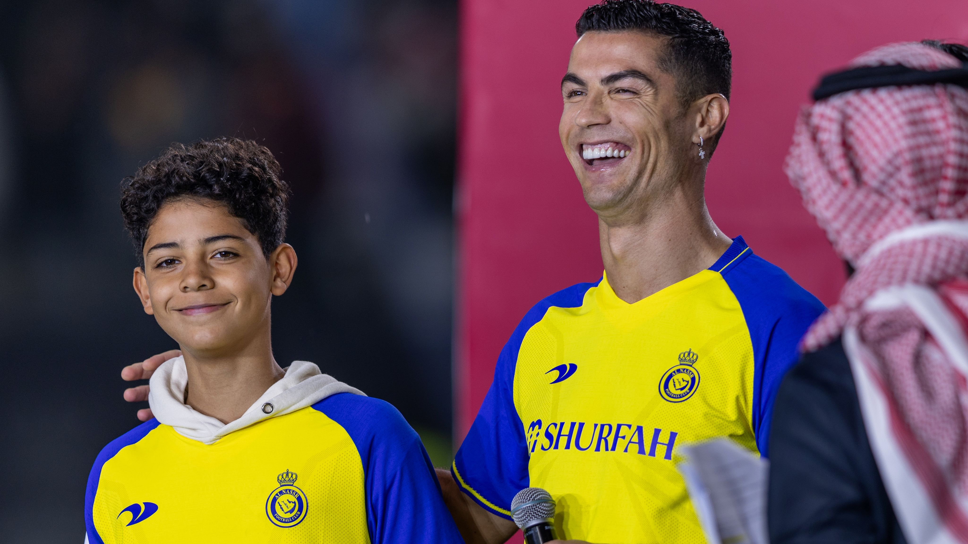 Cristiano Ronaldo's son helps Portugal U16s beat England to clinch Federations Cup with 'proud' mum Georgina Rodriguez watching on
