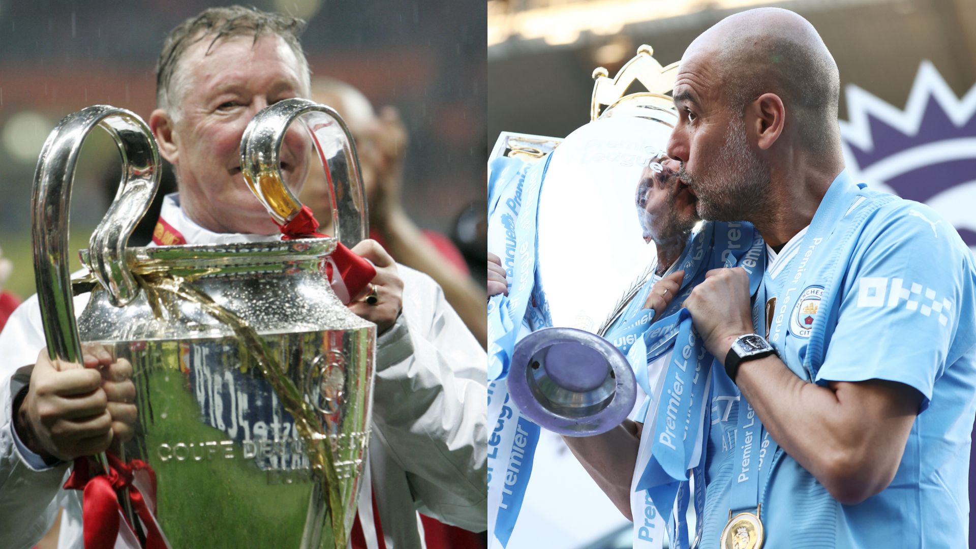 Sir Alex Ferguson toasts Pep Guardiola after Man City boss joins Man Utd legend in exclusive '1,000 Club'