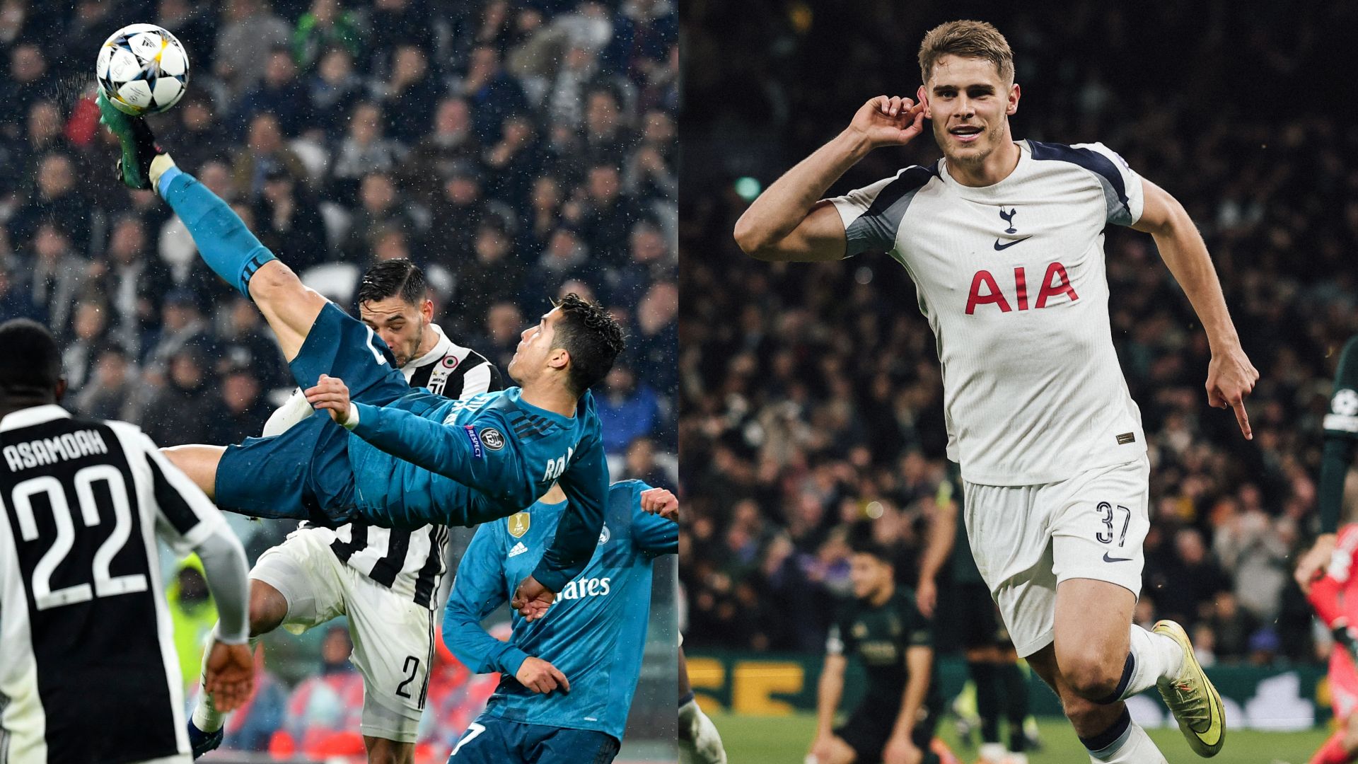 Cristiano Ronaldo is king! Two Tottenham stars snub Micky van de Ven to name CR7's iconic strike as best goal they've ever seen