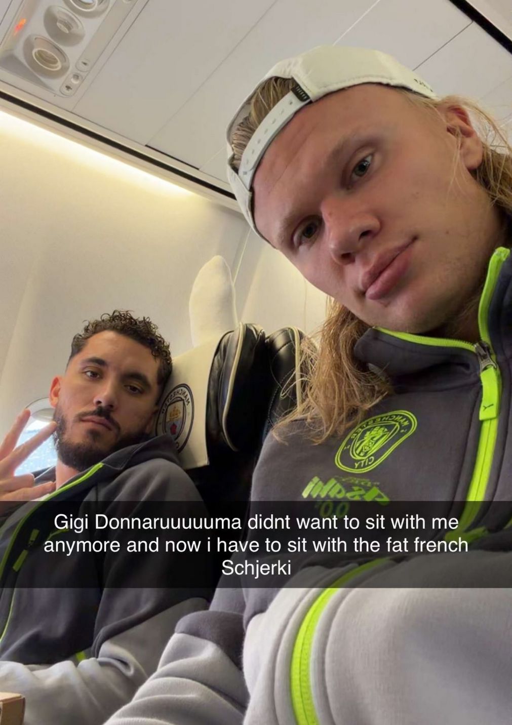 Erling Haaland Rayan Cherki Fat Frenchman Man City