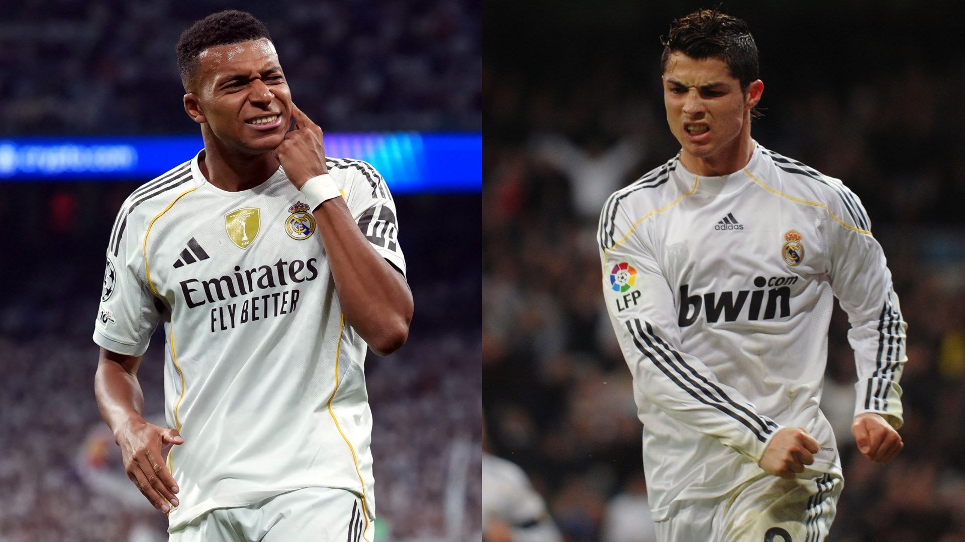 Kylian Mbappe on track to BEAT Cristiano Ronaldo's Champions League goals record as Real Madrid star reaches major European milestone after hat-trick vs Kairat