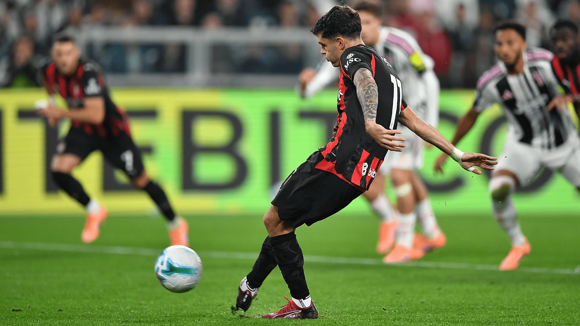 VIDEO: Christian Pulisic goes from hero to zero! AC Milan & USMNT star SKIES potential match-winning penalty in showdown with fierce rivals Juventus