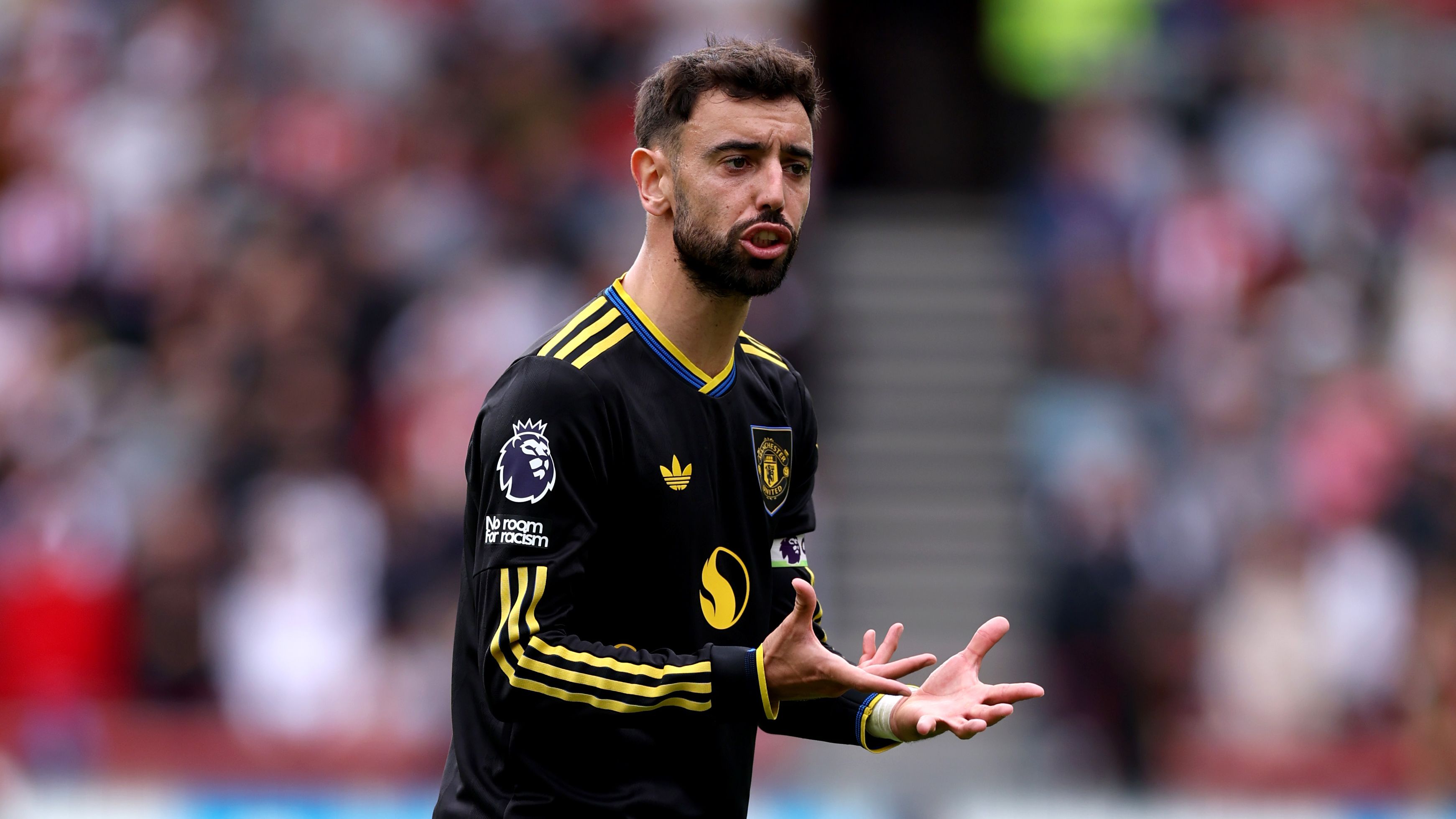 Bruno Fernandes admits love of Man Utd led to him turning down £100m Saudi move last summer but suggests he does not know whether future lies at Old Trafford