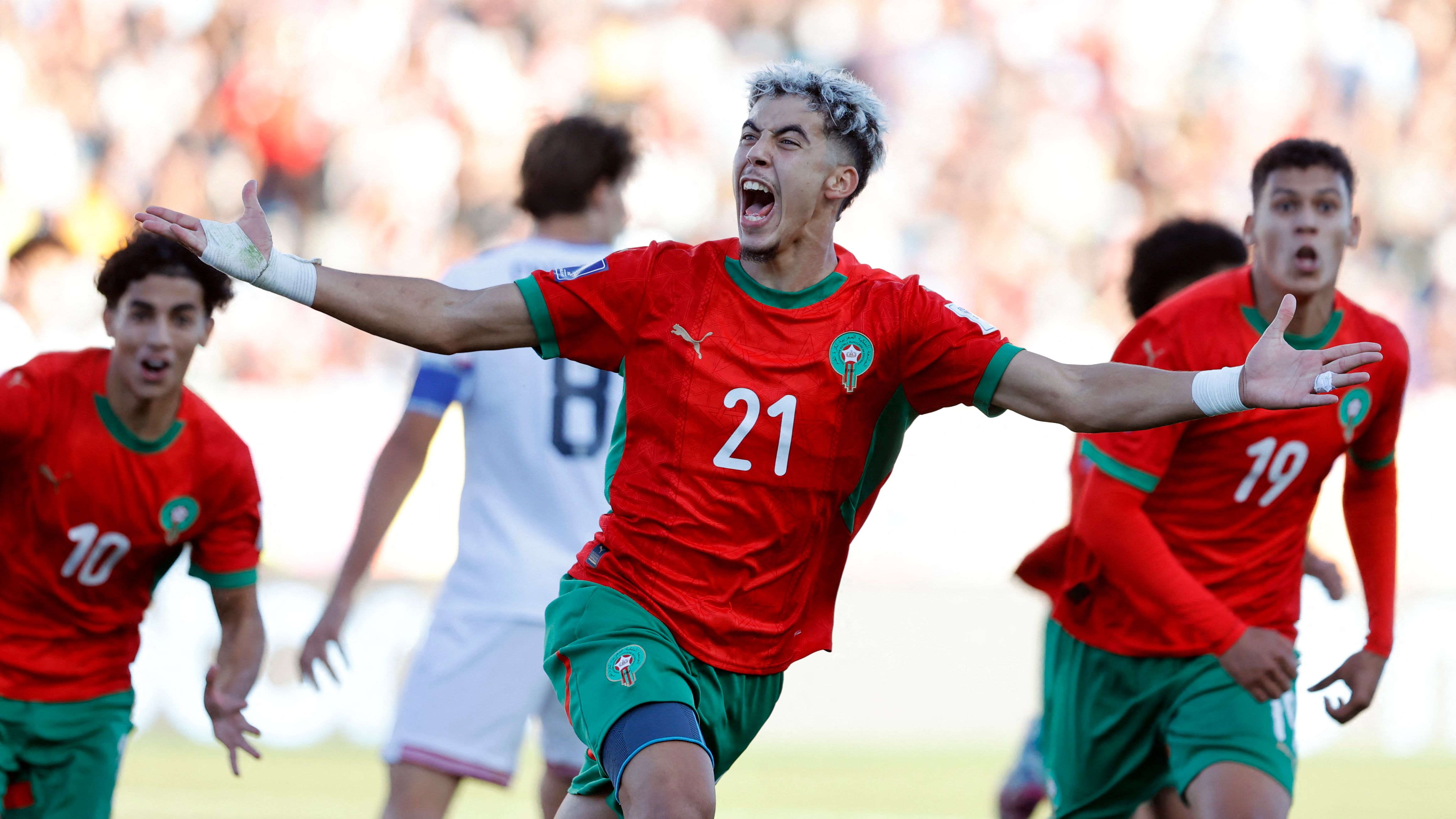 Morocco score twice in the second half to end the United States' run in the U20 World Cup, securing a 3-1 quarterfinal victory