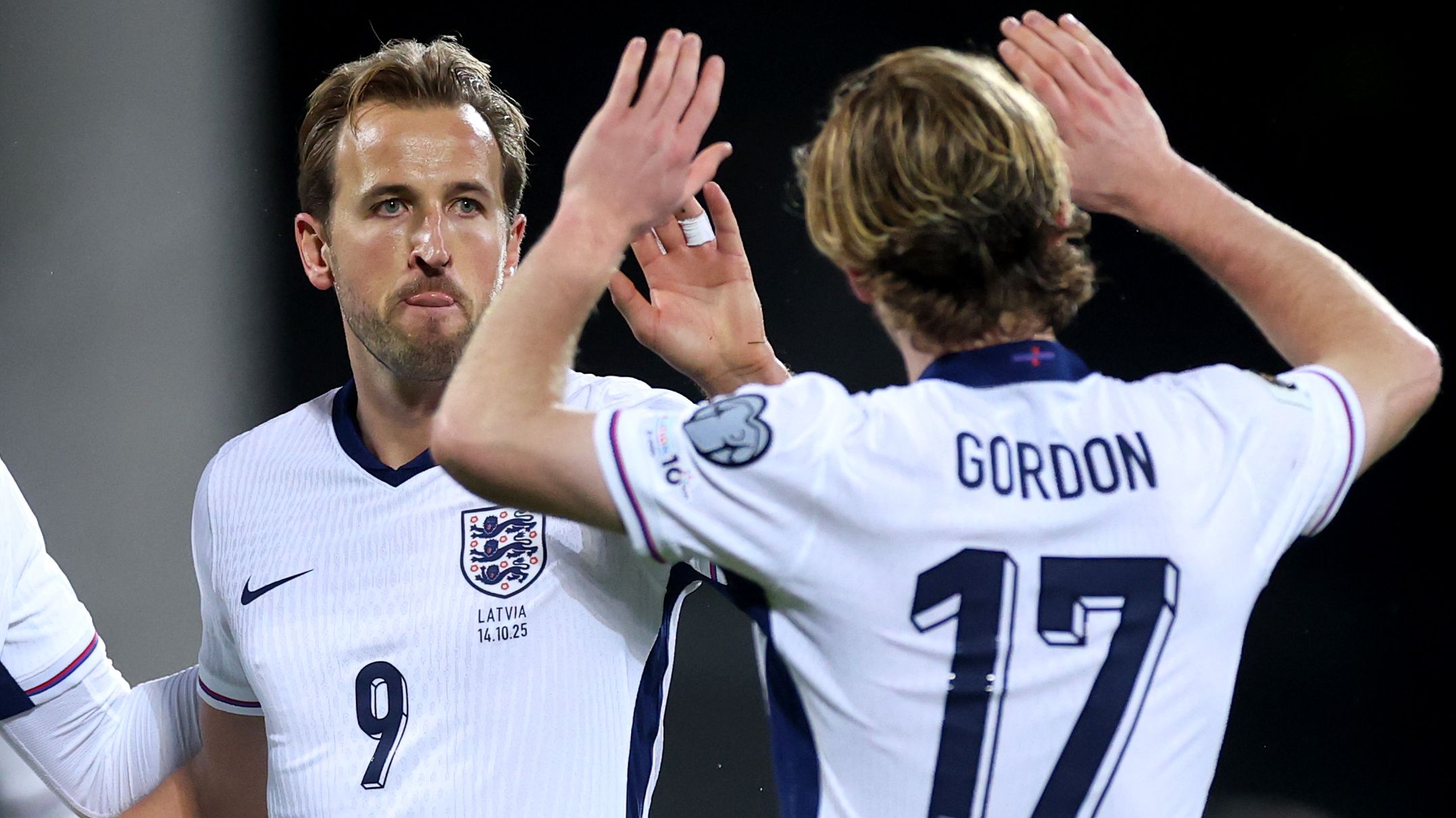 England player ratings vs Latvia: Harry Kane cannot be contained! Three Lions captain keeps up superb form and Anthony Gordon impresses as Thomas Tuchel's Three Lions seal World Cup qualification in style