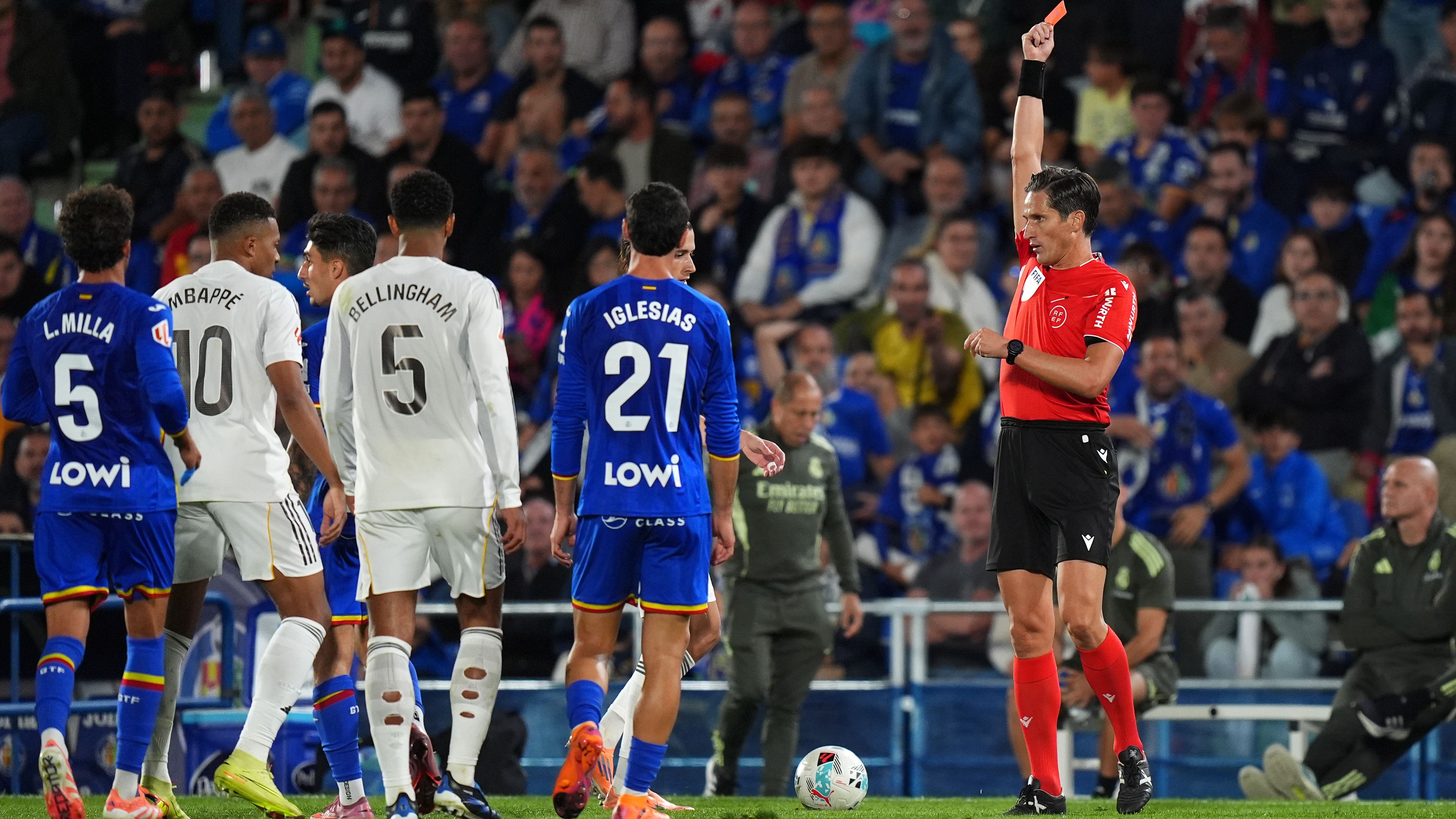 Real Madrid's late win leaves Getafe fuming after controversial VAR decision for foul on Vinicius Jr