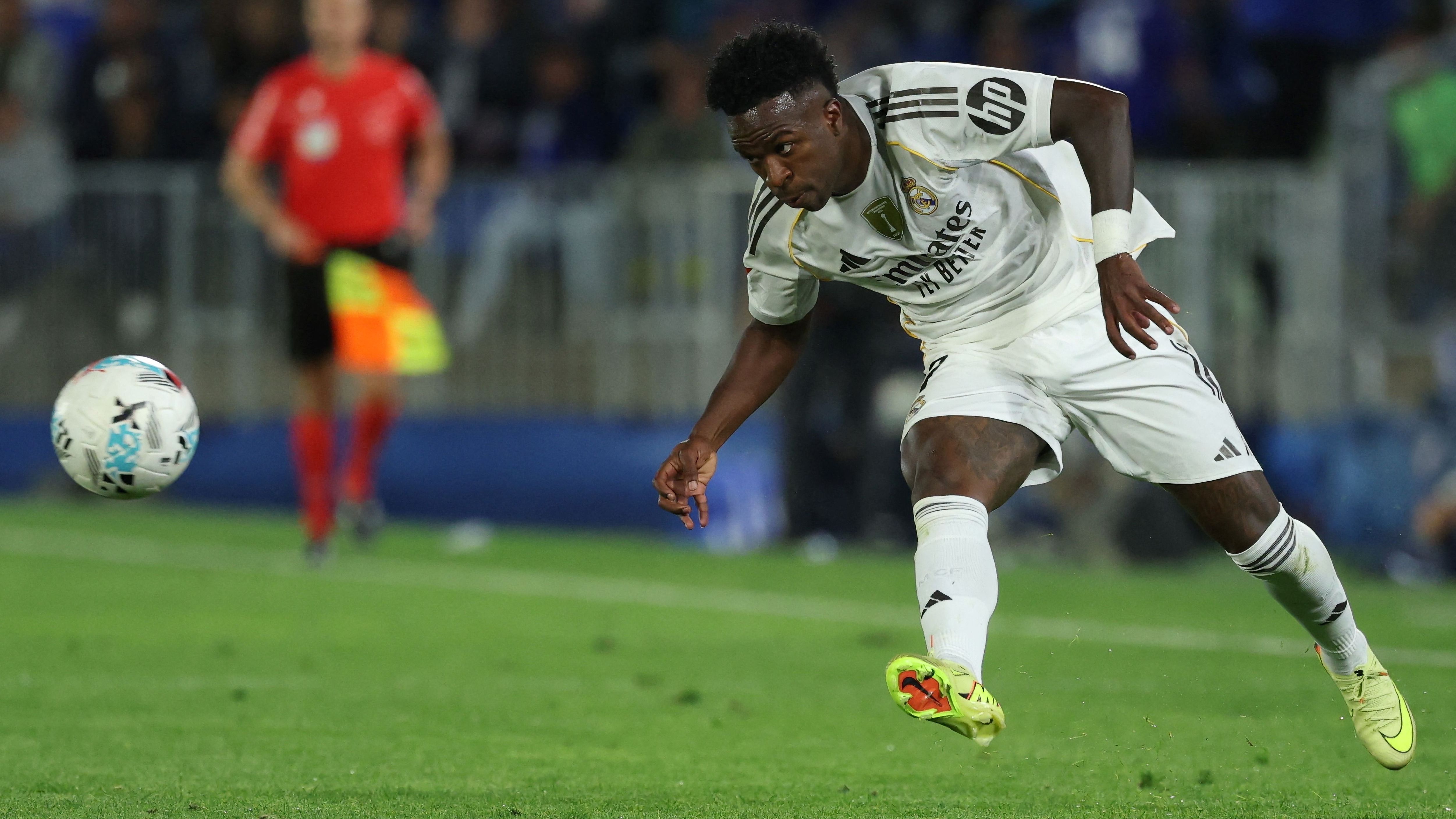 Real Madrid's late win leaves Getafe fuming after controversial VAR decision for foul on Vinicius Jr