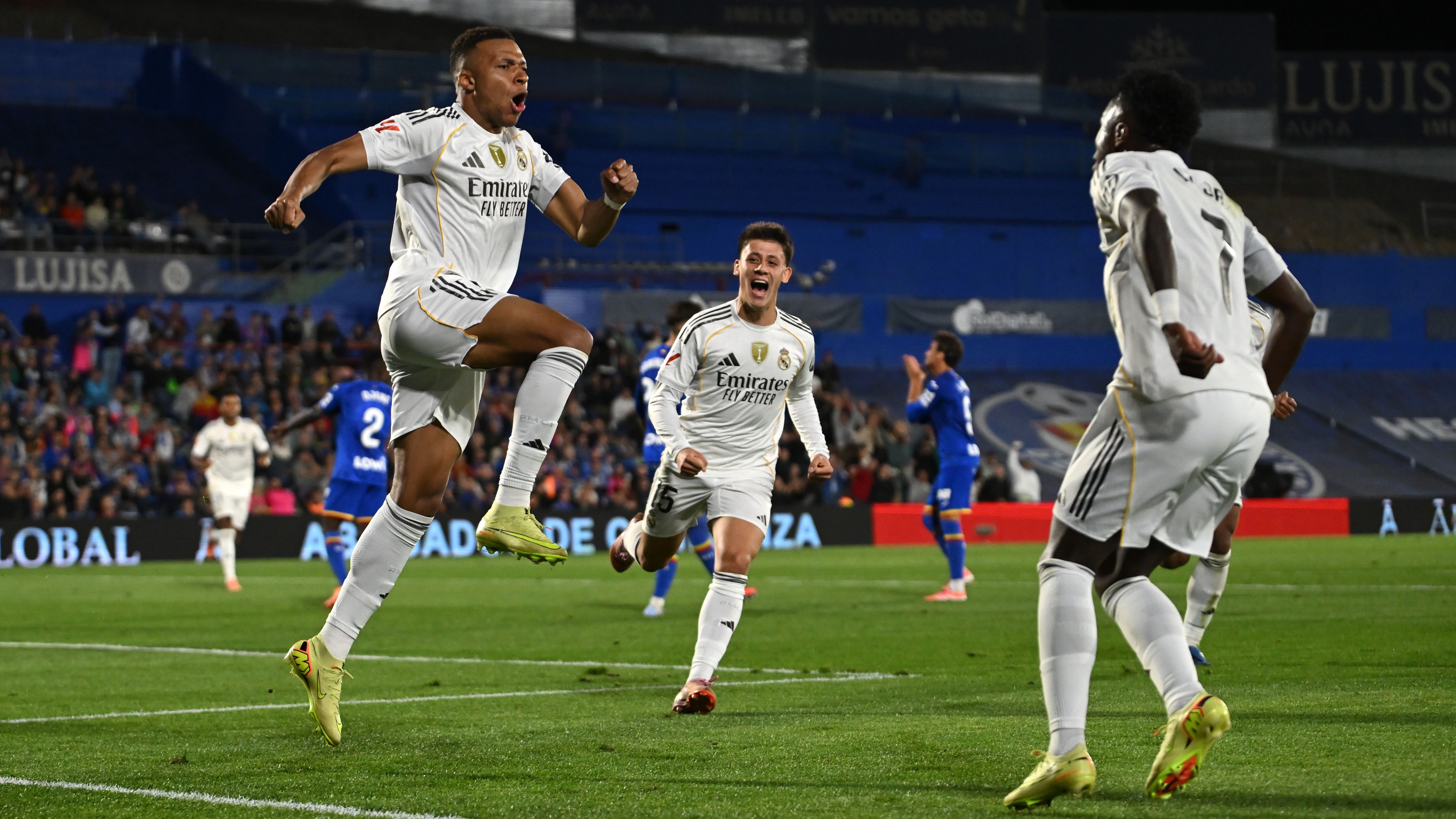 Real Madrid's late win leaves Getafe fuming after controversial VAR decision for foul on Vinicius Jr