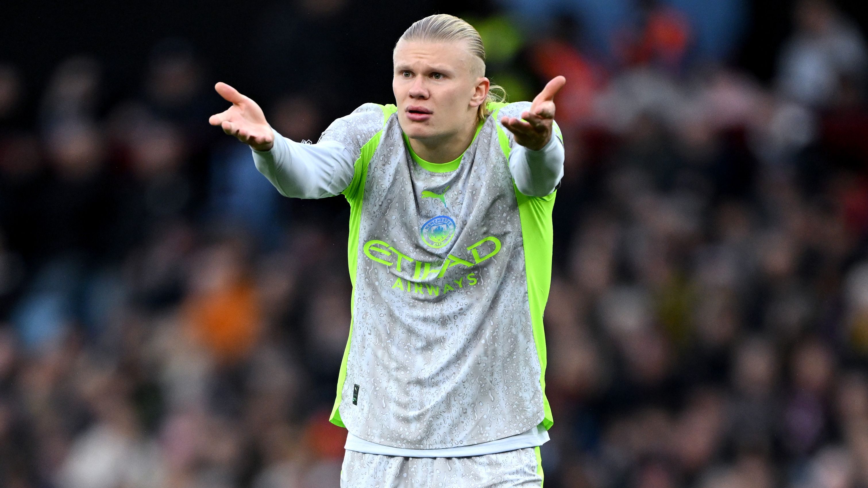 VIDEO: Erling Haaland goes undercover! Man City star transforms into Joker for Halloween and stuns unsuspecting fans