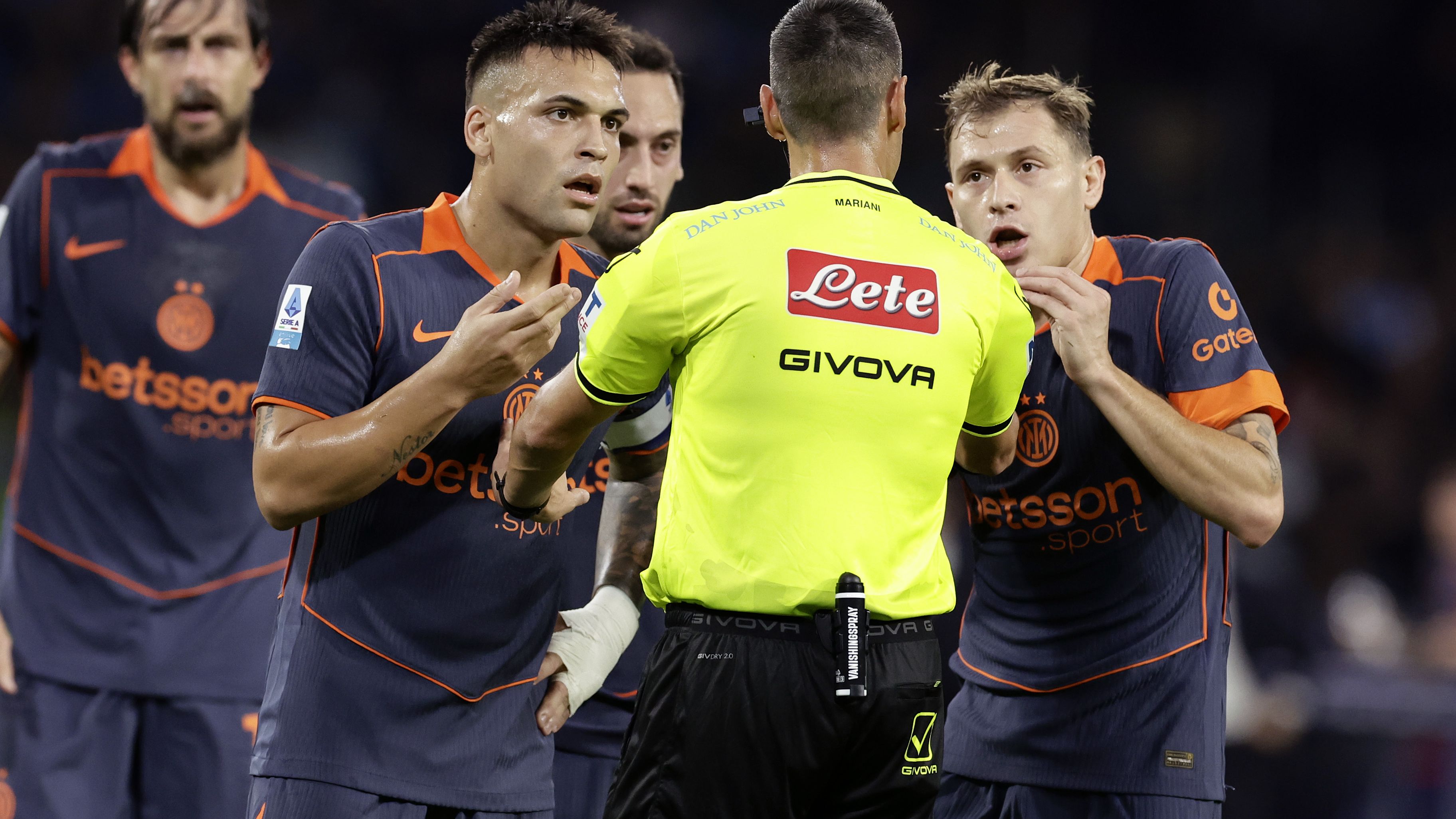 'I get angry at illogical mistakes' - Referee chief defends decision to suspend two officials after controversial penalty calls in Napoli win against Inter