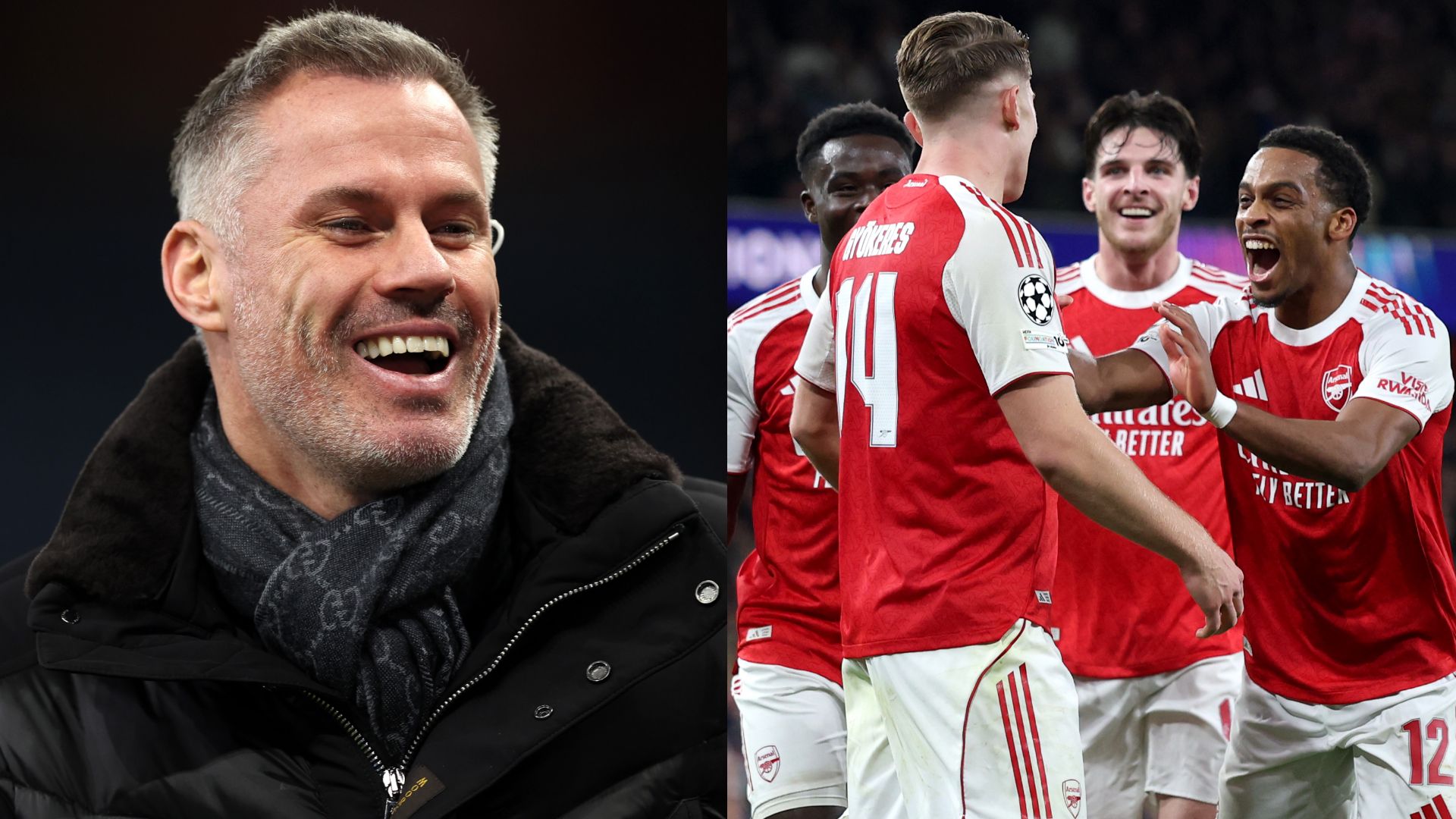 Jamie Carragher accused of playing games by Roy Keane as Liverpool legend piles pressure on Arsenal with Premier League favourites tag