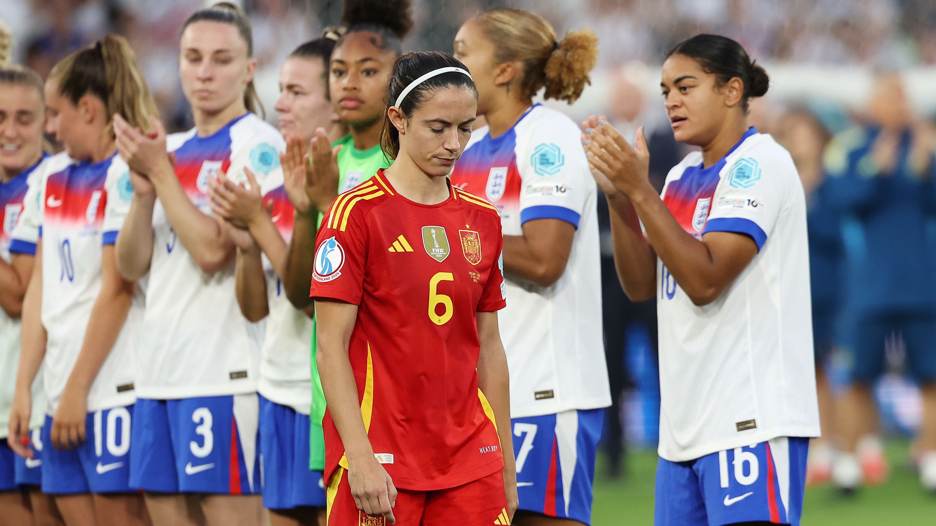 Aitana Bonmati 'in shock' and takes responsibility for Spain's failure after Player of the Tournament winner misses penalty in Euro 2025 final shootout defeat to England