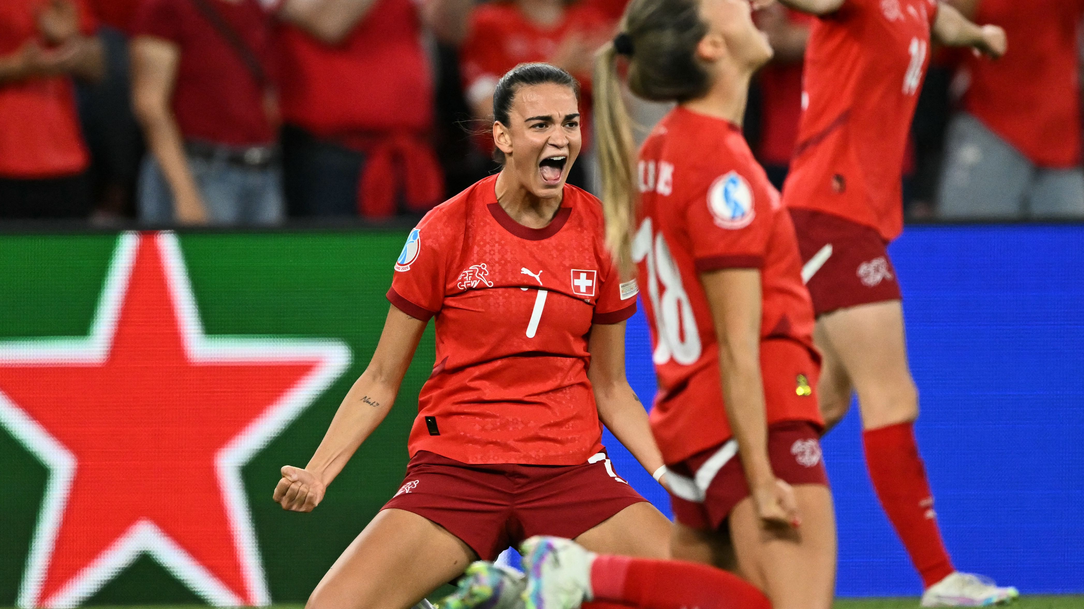Switzerland stay alive! Riola Xhemaili's injury-time equaliser gives Euro 2025 hosts a last-gasp reprieve as draw with heartbroken Finland sends them into knockout stages