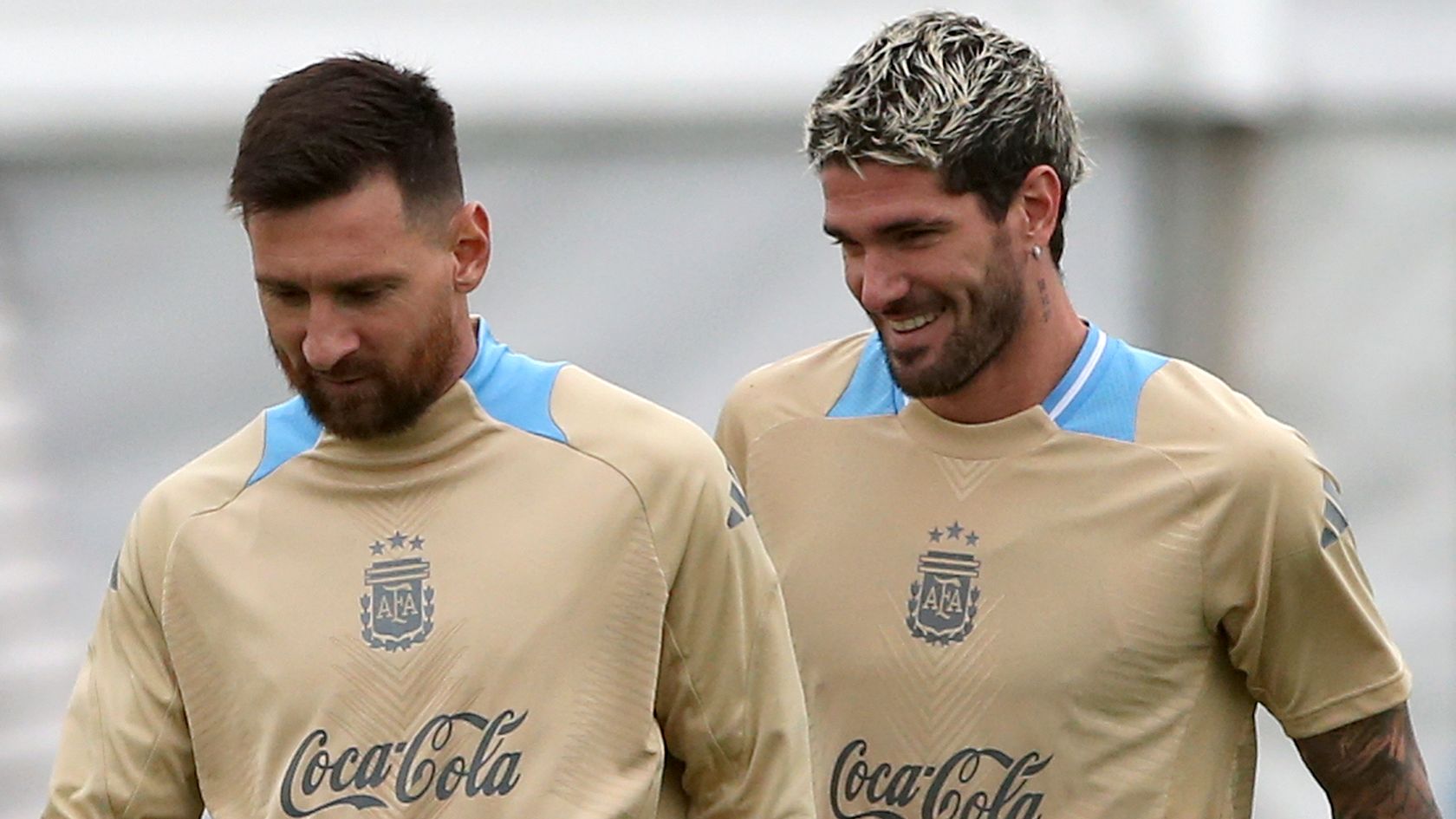 Rodrigo De Paul explains how Lionel Messi 'creates discipline without saying a word' as Argentina midfielder drops hint about linking up with Inter Miami superstar in MLS