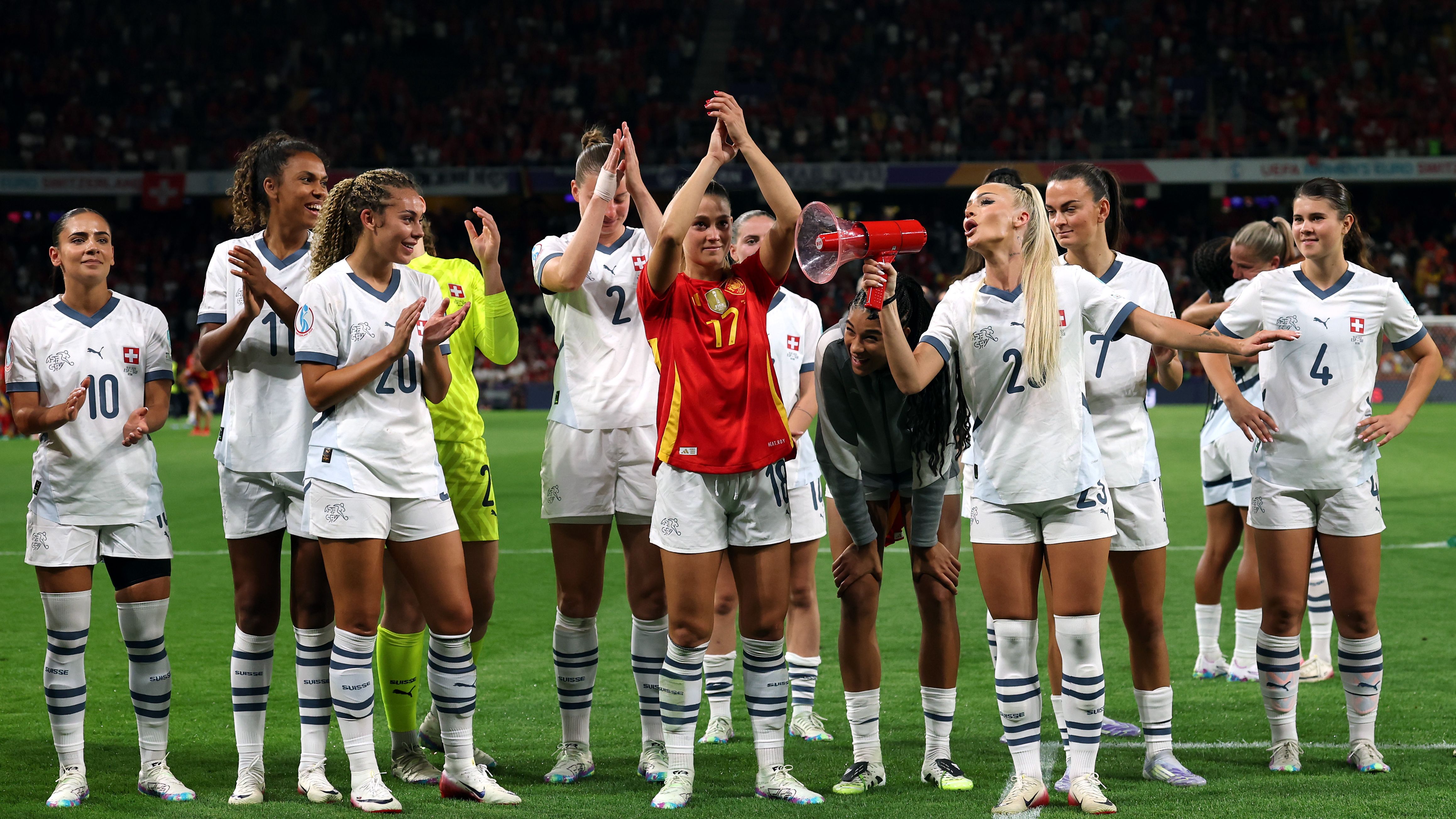 Alisha Lehmann sends out message after hosts Switzerland are knocked out of Euro 2025 by Spain