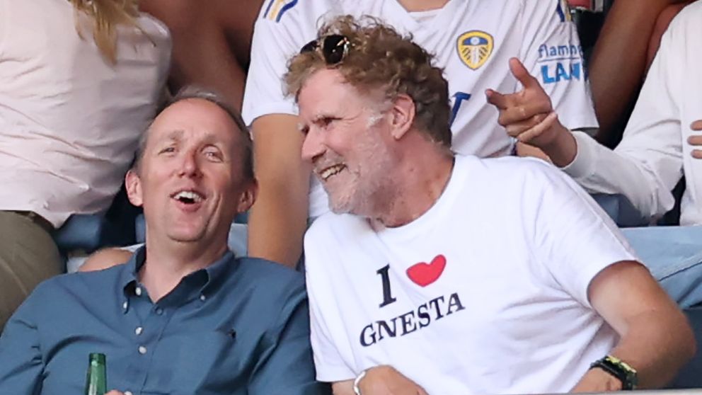 Will Ferrell shows off heartwarming T-shirt message as Leeds owner spotted watching friendly with Man Utd in Stockholm