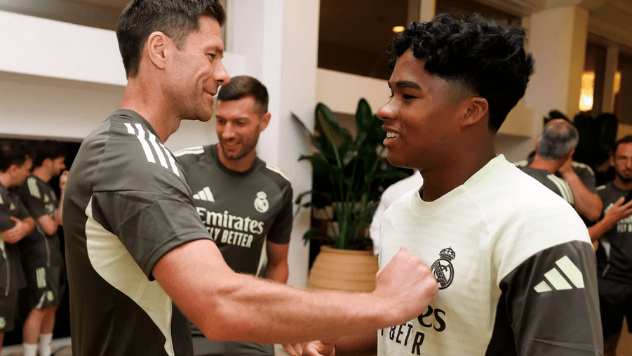 Endrick and wife Gabriely Miranda show off lavish wedding snaps as Real Madrid star enjoys another ceremony after first getting married in September